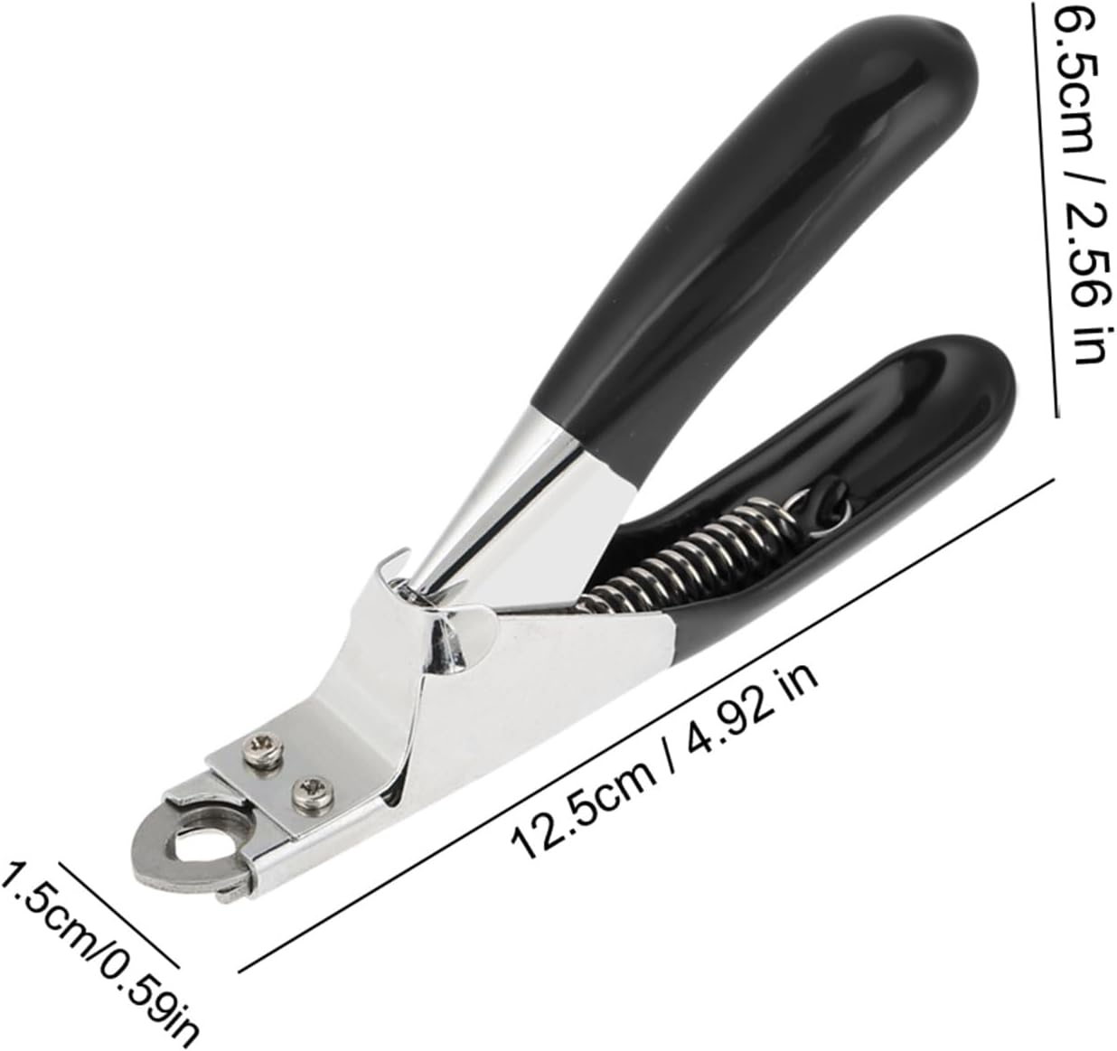 Kooingtech Nail Scissors for Dogs, Cat Nail Scissors for Cats, Small Puppies and Small Animals (Black) image number 4