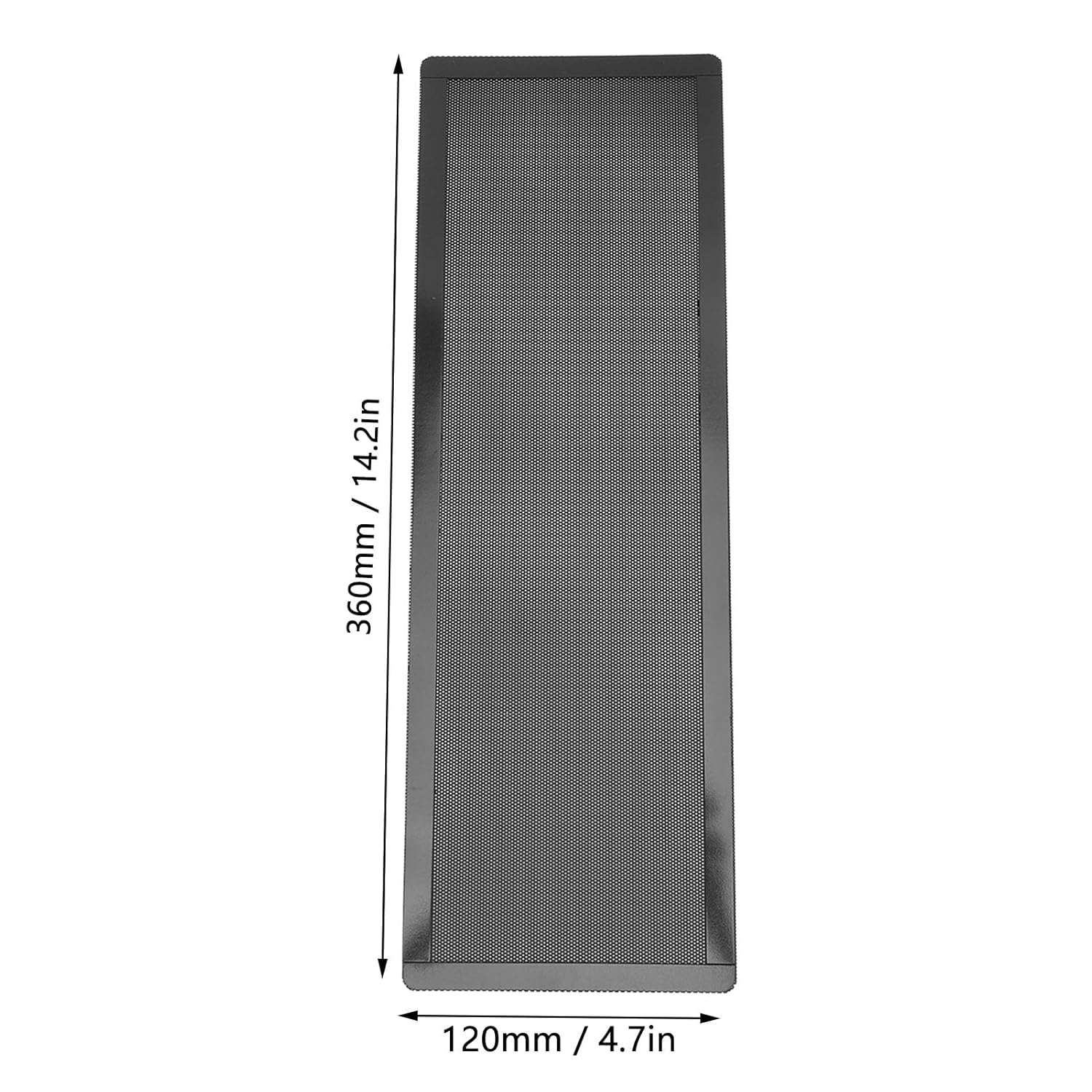 DIY PC Case Dust Mesh Filter, 10PCS PVC Dustproof Mesh Filter Cover with Magnetic Design, Computer Cooler Fan Dust Filter for Computer PC Case image number 3