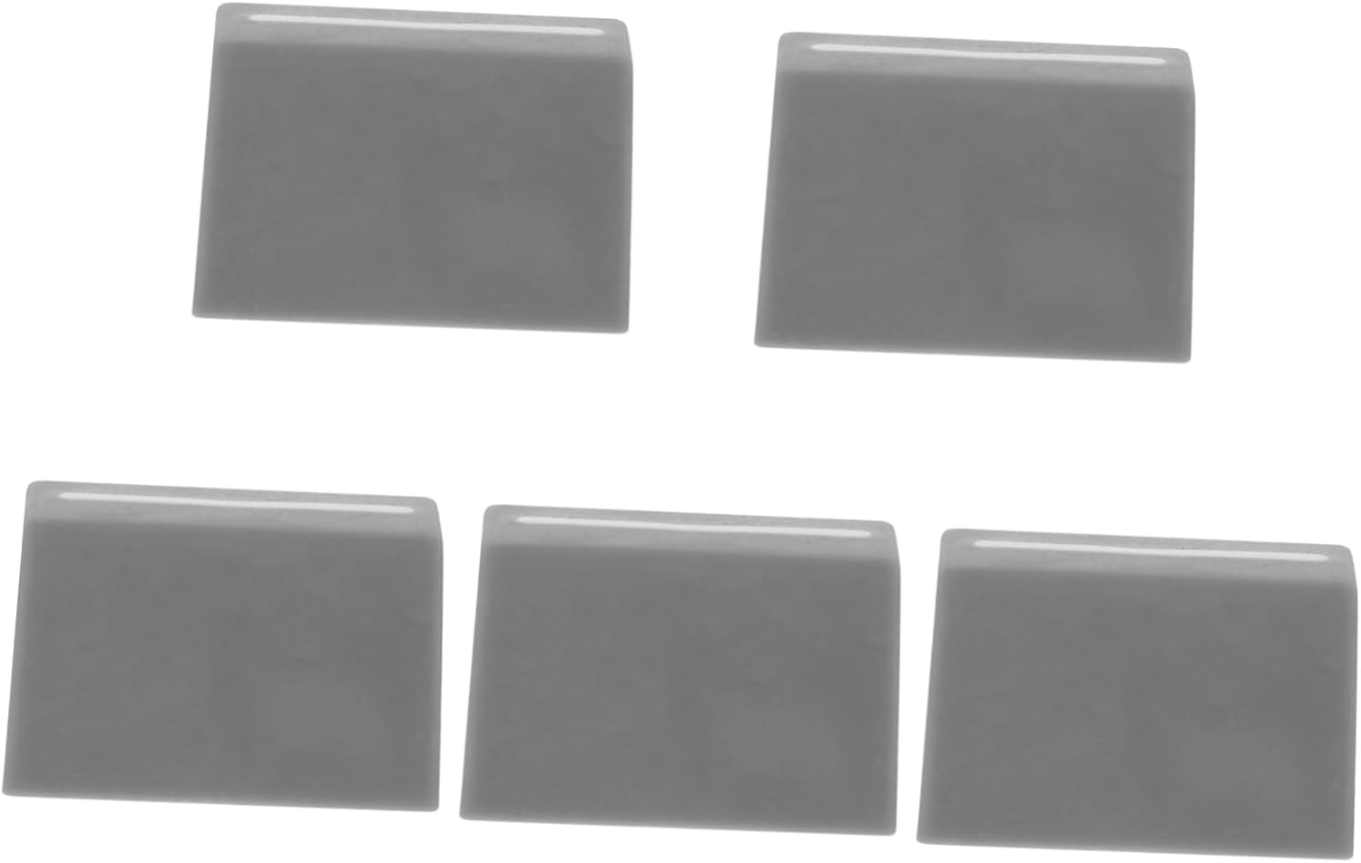 GLSTOY 5Pcs Replacement Fader Slide Knobs for Sound Console Flat Push Knobs Shafts DIY Kit for Mixers