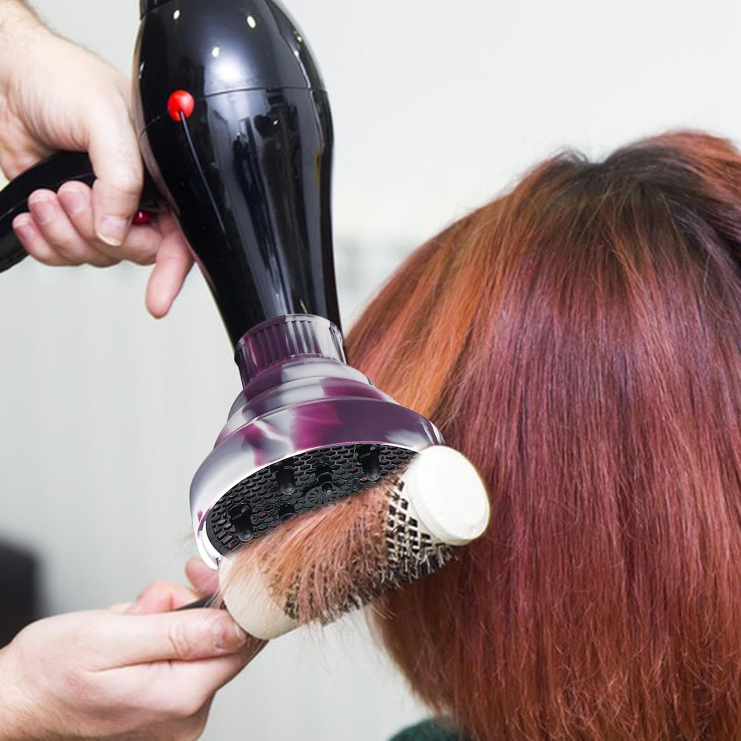 CARRORABI 2PCS Foldable Hair Dryer Diffuser - Silicone Adjustable Hair Diffuser, Hair Dryer Diffuser - Portable Hair Dryer Accessories Professional Diffuser Attachment for Travel image number 3