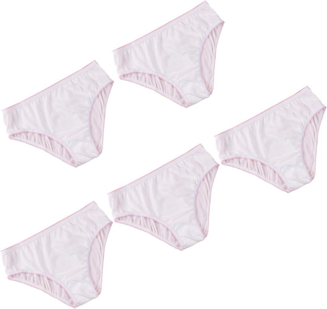 SHERCHPRY 5Pcs Disposable Cotton Underpants for Women XXL Lightweight Breathable Postpartum Maternity Travel Briefs Portable Soft Pregnant Panties image number 6