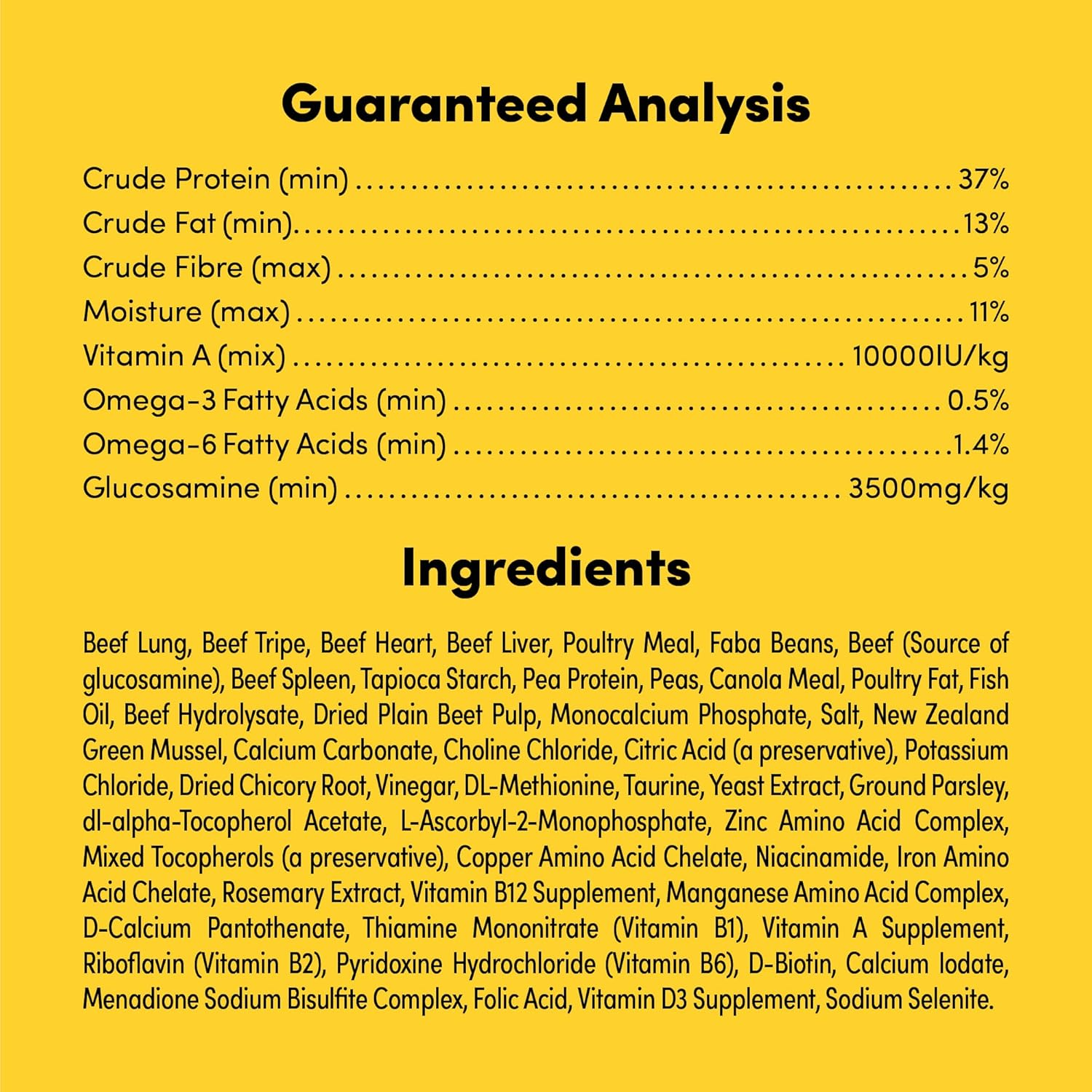 Rawmix50 Premium Freeze-Dried Raw Grass-Fed Beef Recipe Dog Food, Protein Rich, Includes Kibble, Non-Gmo, No Wheat or Corn, 1.8Kg image number 2
