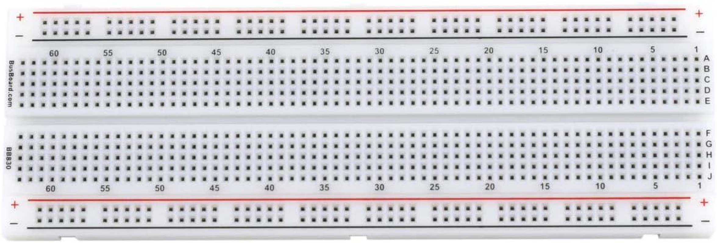 X-ON Breadboard, Protoboards and Accessories, BB830, ABS Material image number 5