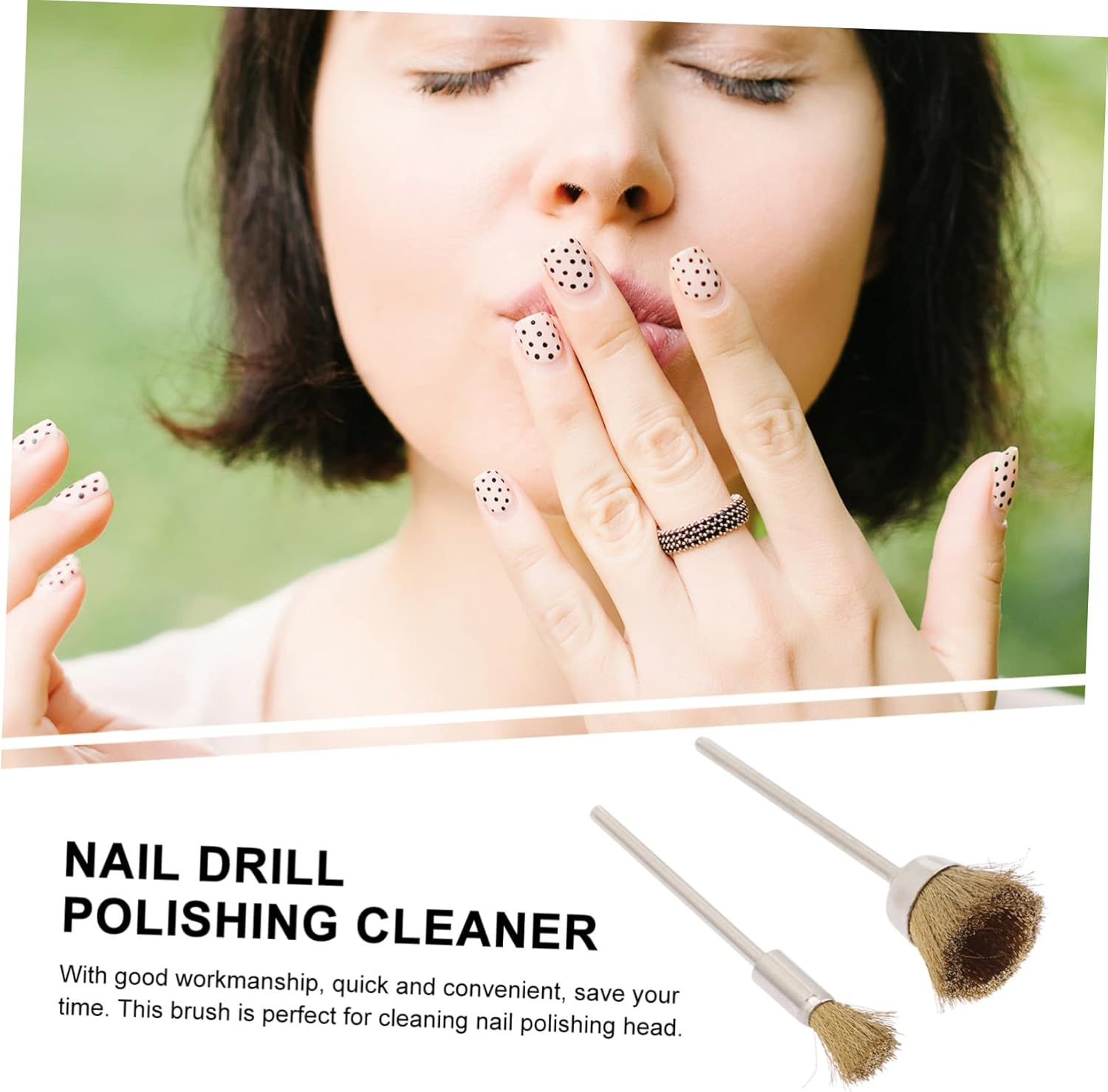 FRCOLOR 8Pcs Nail Drill Cleaning Brush Nail Drill Tools Cleaner for Manicure for Home image number 2