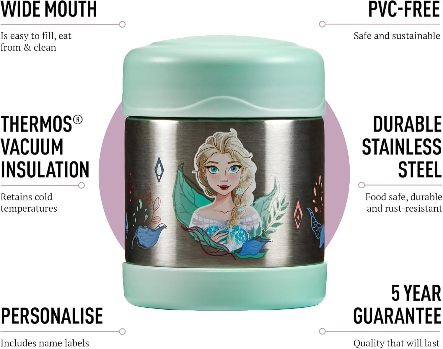 Thermos Funtainer Food Flask 290Ml &ndash; Disney Frozen - Frozen image number 5