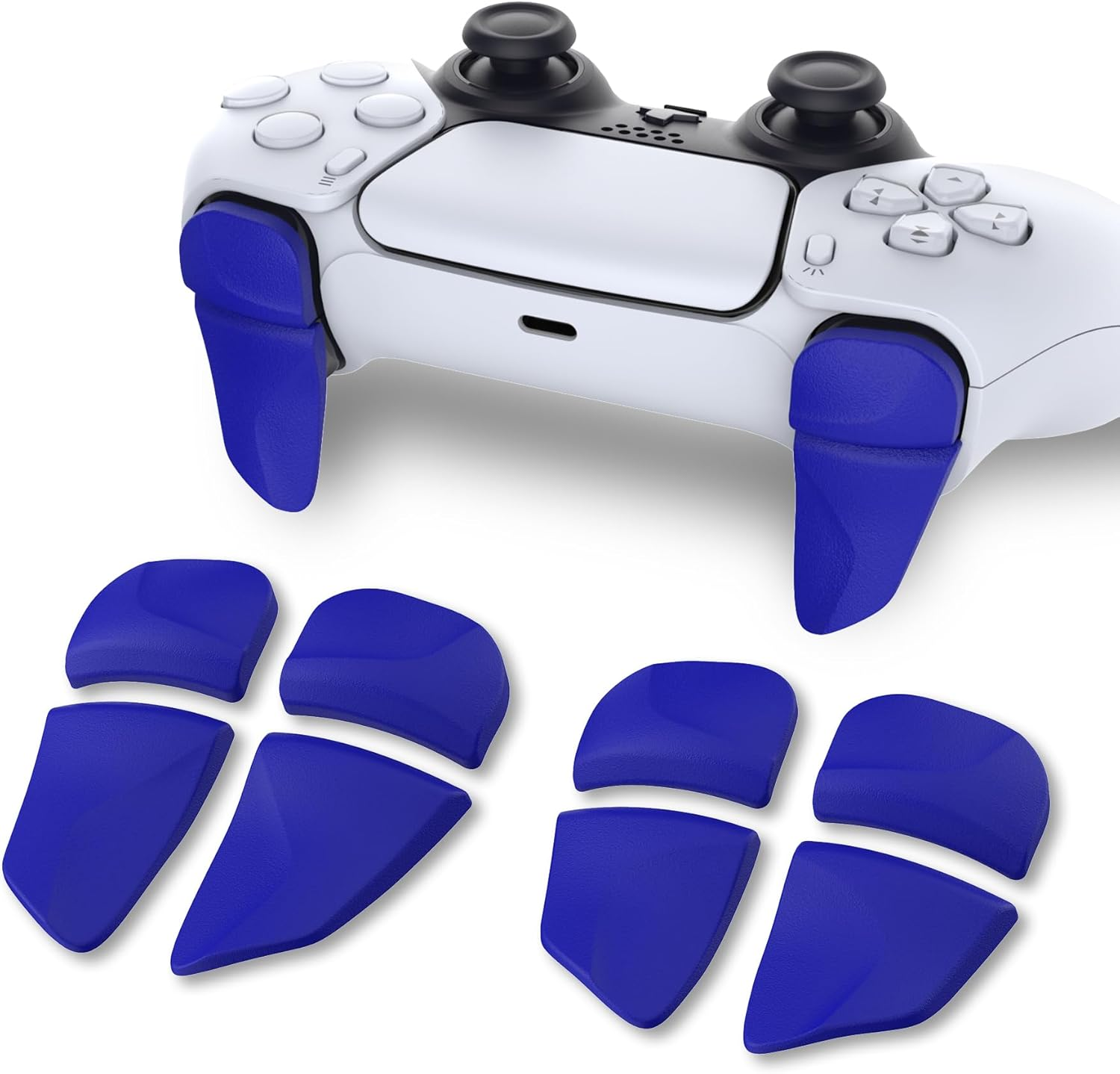 Playvital Blade 2 Pairs Shoulder Buttons Extension Triggers for Ps5 Controller, Game Improvement Adjusters for PS Portal Remote Player, Bumper Trigger Extenders for Ps5 Edge Controller - Black