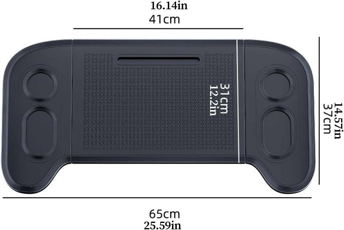 Food Tray for Car - Folding Table for Laptop - Auto Interior Laptop Holder,For Camping Meeting Work Eating Travel Truck Van Snack Cup Computer Road Trip image number 6
