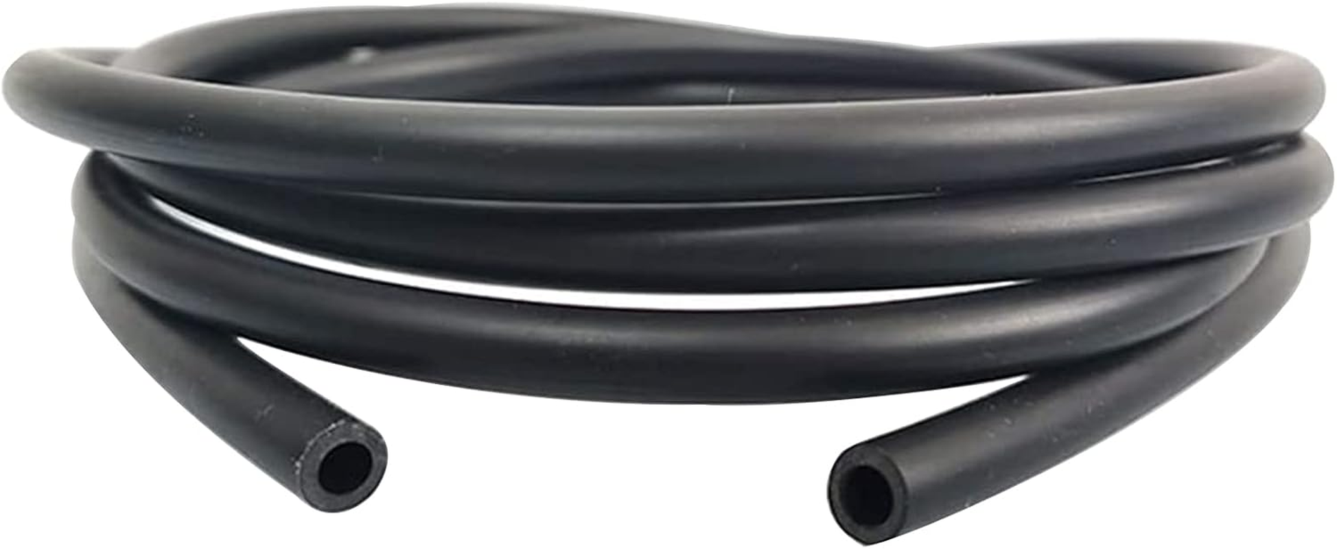 10 Feet NBR Fuel Line Hose Black Rubber Petrol Line Gas Oil Tube Pipe 4Mm ID X 7Mm OD Suitable for Fuel Systems Engines Tube Hose(4X7Mm) image number 2