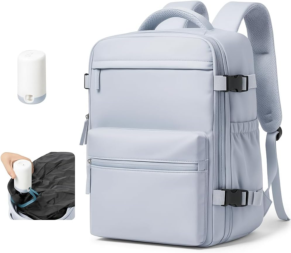 Men'S Vacuum Compression Backpack: Travel & Tech Ready image number 3