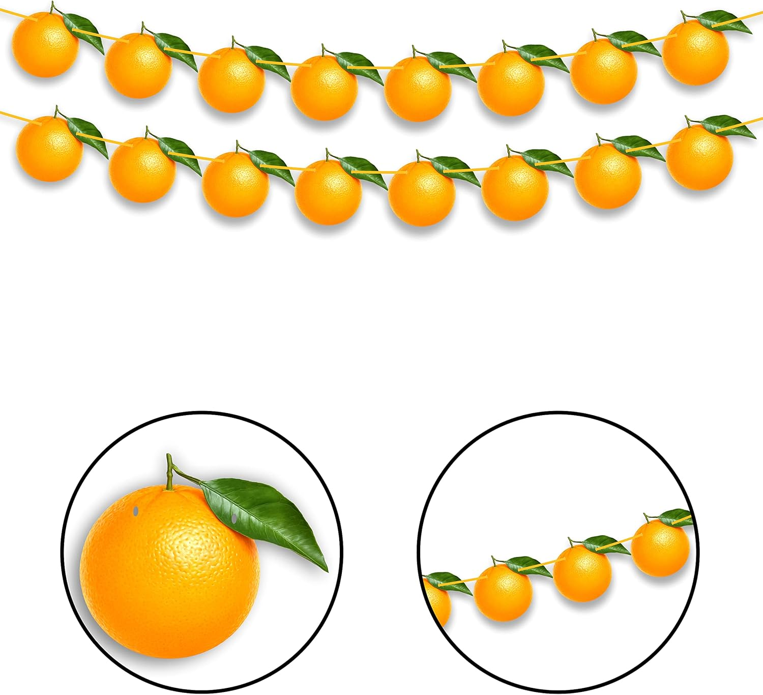 Orange Garland Decoration image number 3