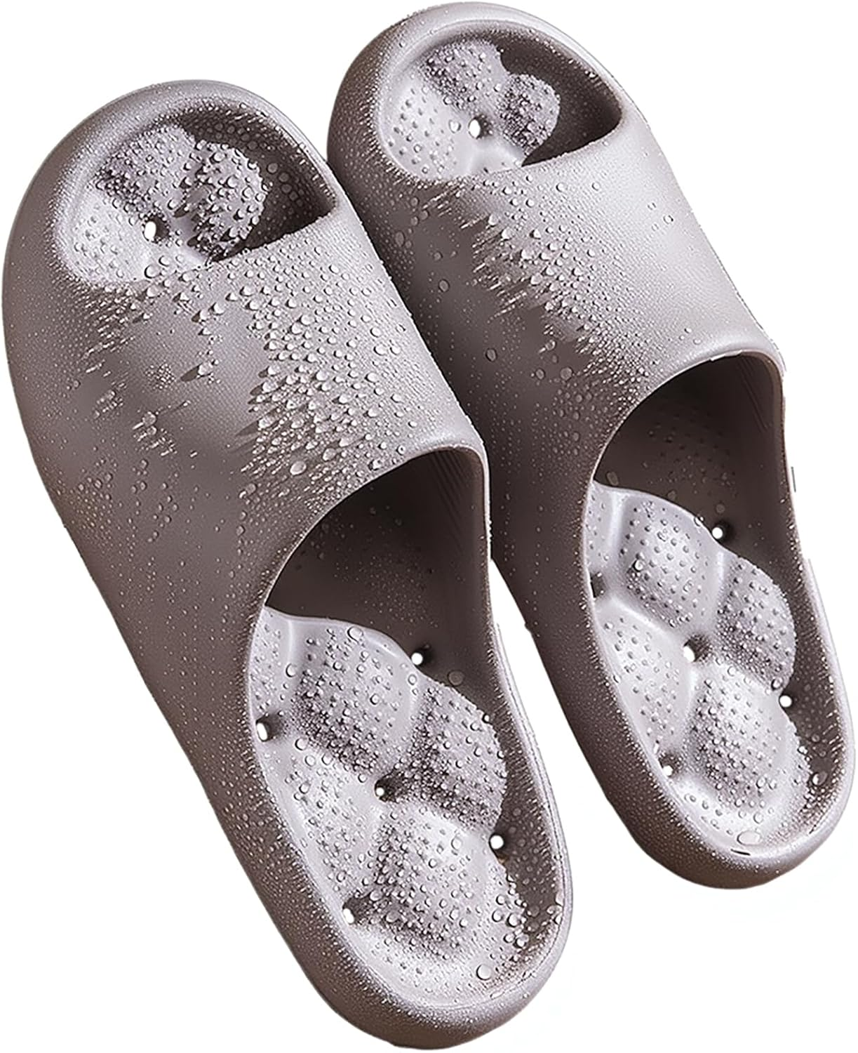 Women'S Indoor Bath Slippers Non-Slip Quick Dry - Men'S Hollow Drainage Slippers for Home Pool Outdoor