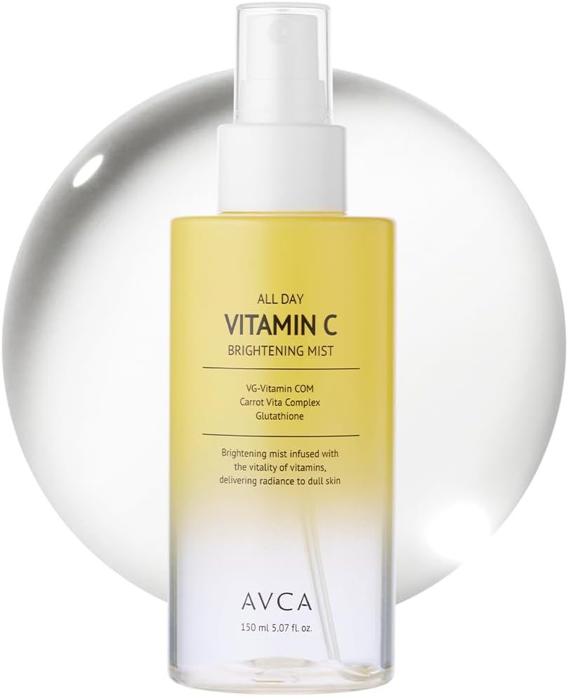 AVCA All Day Vitamin C Brightening Face Mist 150Ml &ndash; Hydrating & Revitalizing Facial Spray with Glutathione & Vitamin Complex, Korean Skincare for Radiant Soothing Glow image number 2