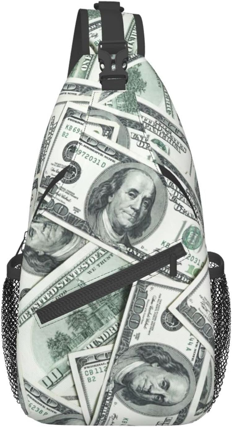 COFEIYISI Unisex Sling Bag Crossbody Backpack for Men Women Casual Chest Bag Sling Shoulder Backpack Travel Hiking Daypack