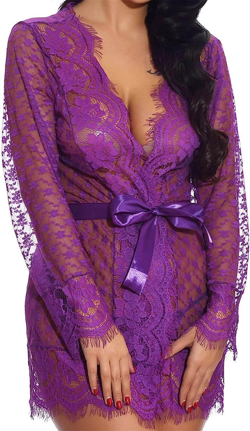 5X Sexy Lingerie for plus Size Women Women Sexy Lingerie Sleepwear Underwear Lace Coat Briefs Nightwear Maternity Lingerie Sexy plus Size