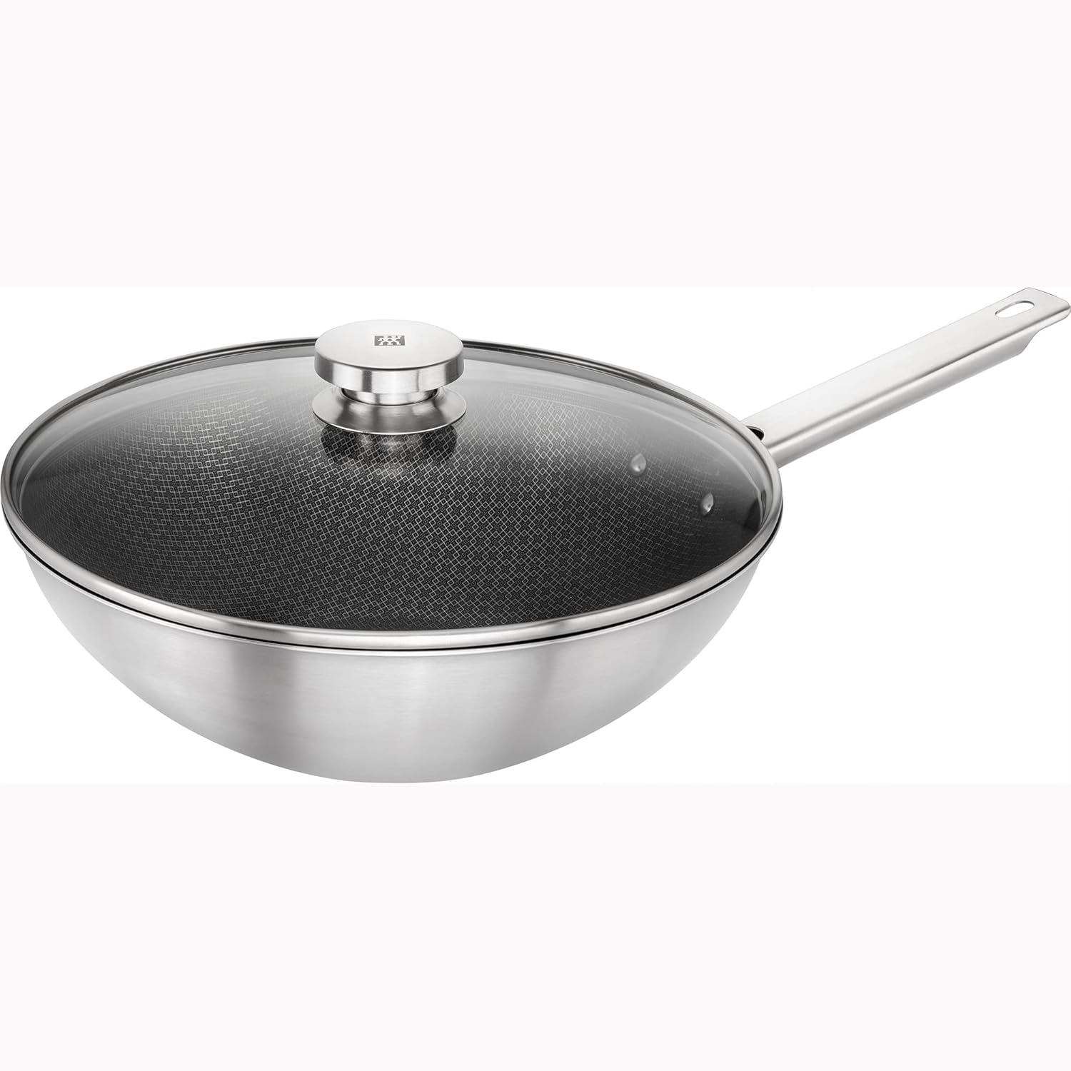 ZWILLING Joy plus 12-Inch Stainless Steel Nonstick Wok with Lid