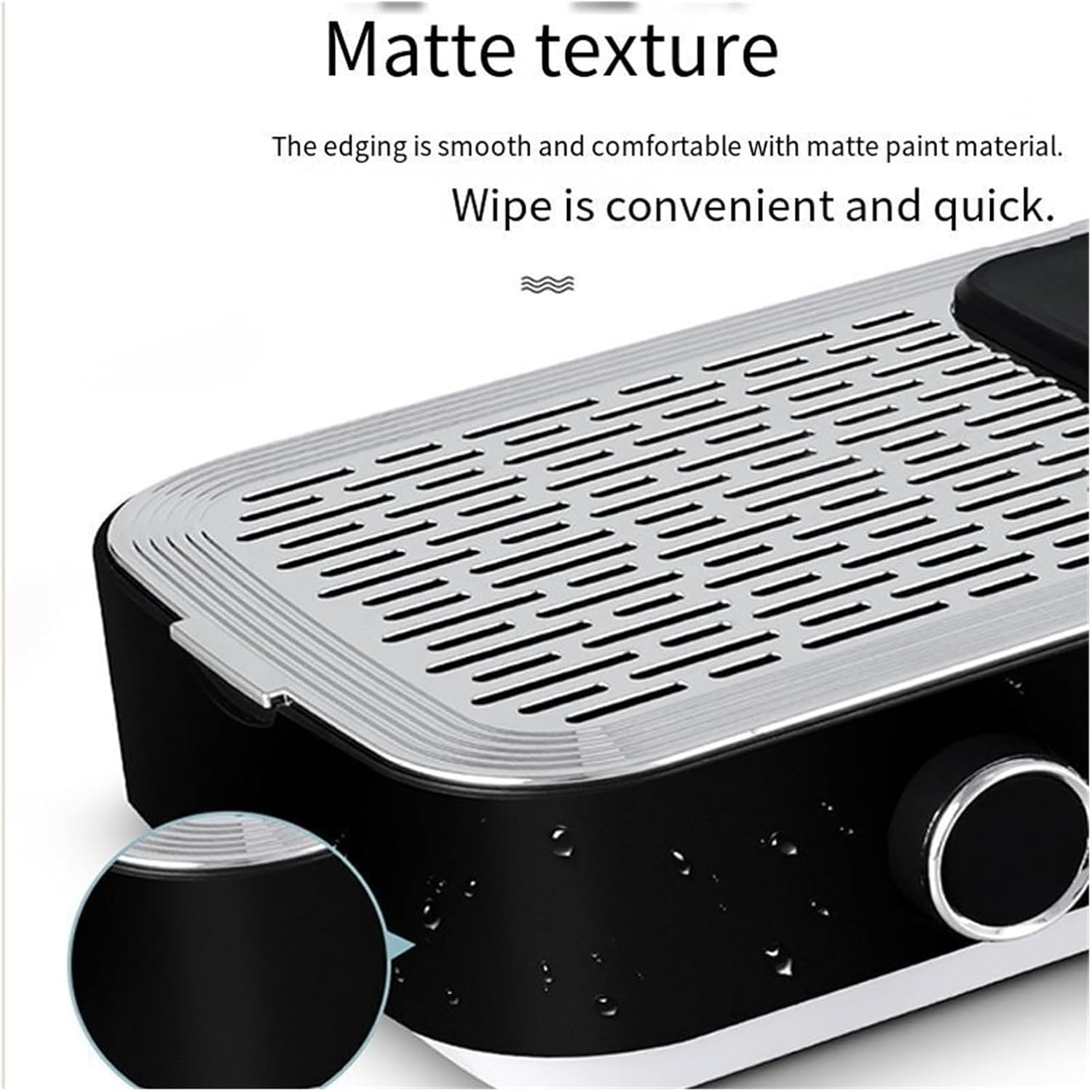 Nail Dust Collector, 150W High Power Charge Nail Vacuum Cleaner Charge Desktop Nail Vacuum Cleaner Manicure Dust Collector Exhaust Fan with Filters(Blue) - Black image number 5