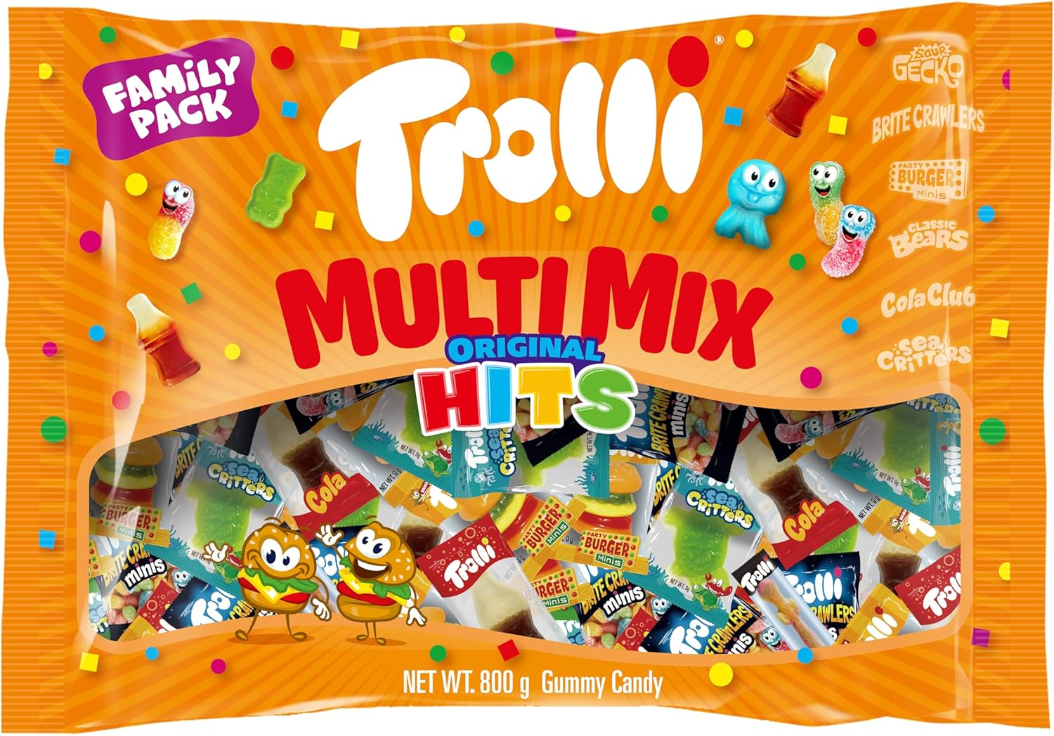 Trolli Multi Mix 800G &ndash; Assorted Gummy Candies