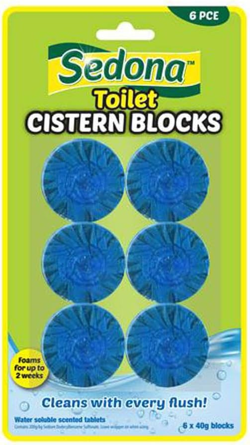 Sedona Toilet Cistern Blocks 6-Piece