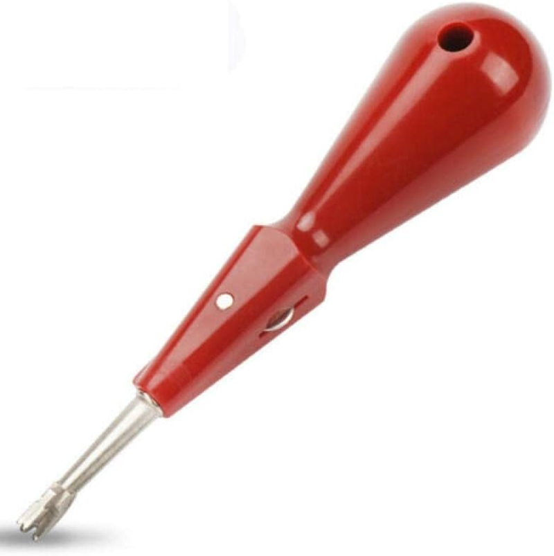 NBN Telstra Punch down Tool, ISGM HFC Quante SID Insertion Tool with Metal Tip for 0.8Mm Wire, Red Handle Network Termination Tool image number 3
