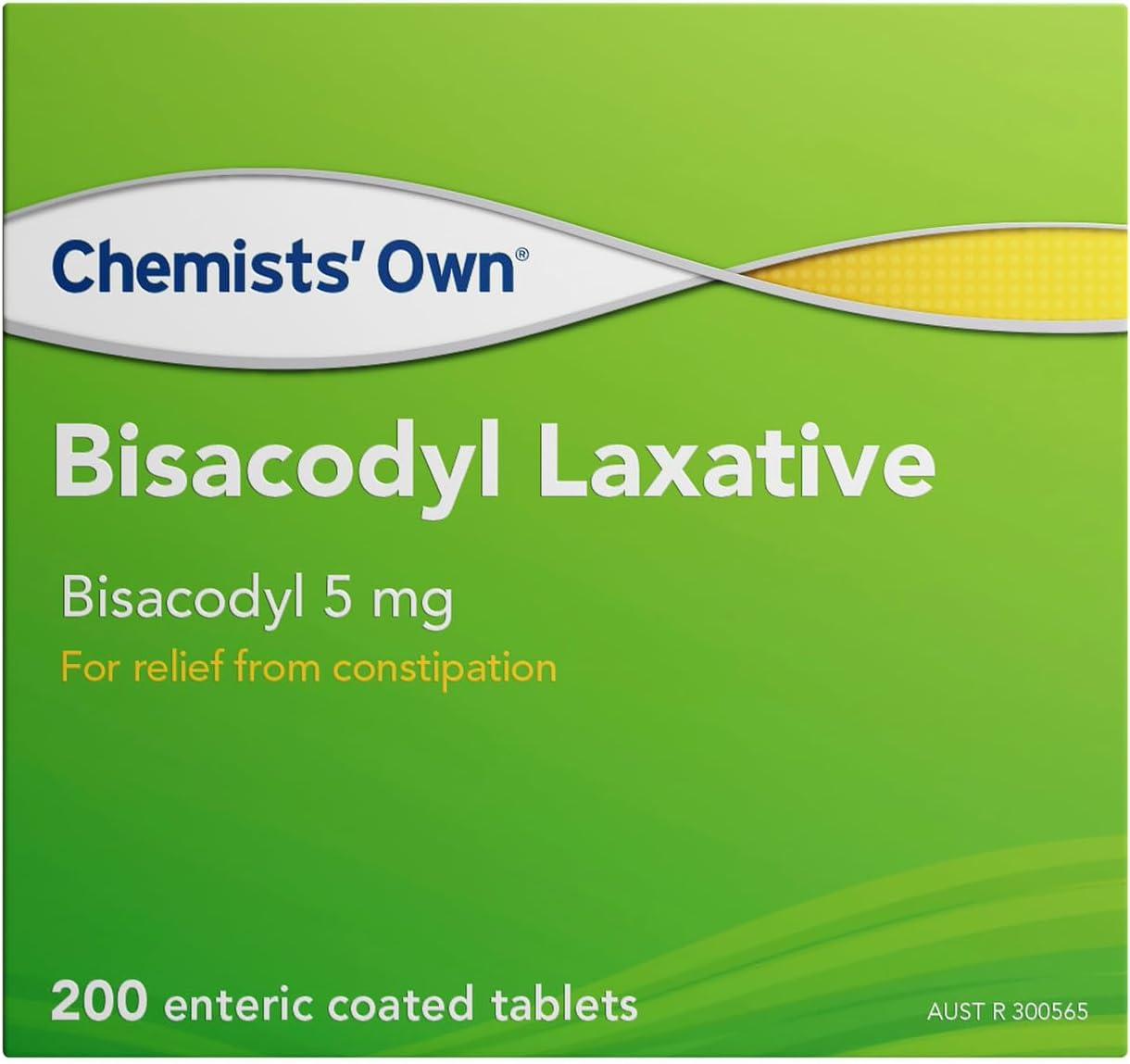 Chemists' Own 5 Mg Bisacodyl Laxative 200 Tablets