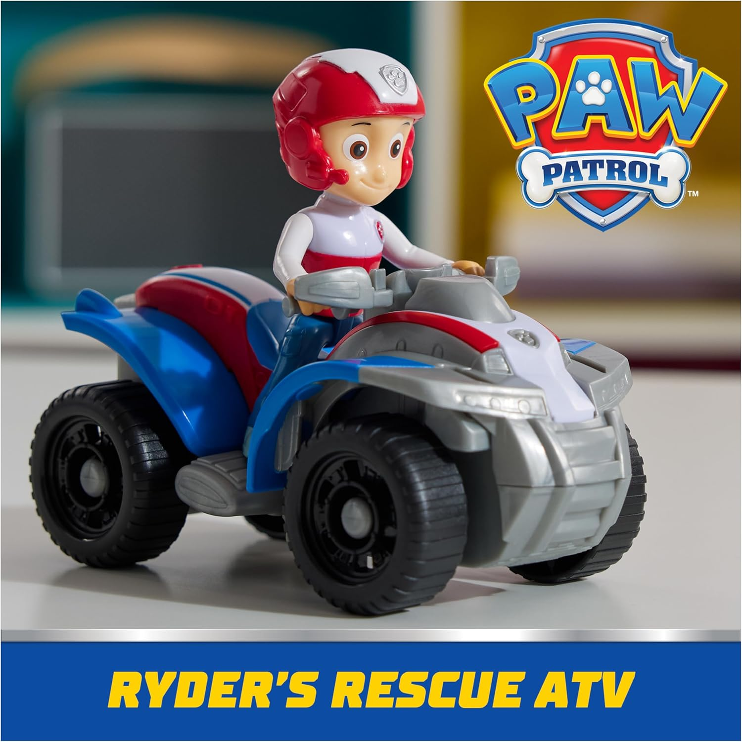PAW Patrol, Ryder&rsquo;S ATV Toy Vehicle with Collectible Action Figure, Sustainably Minded Kids Toys for Boys & Girls Ages 3 and Up image number 4