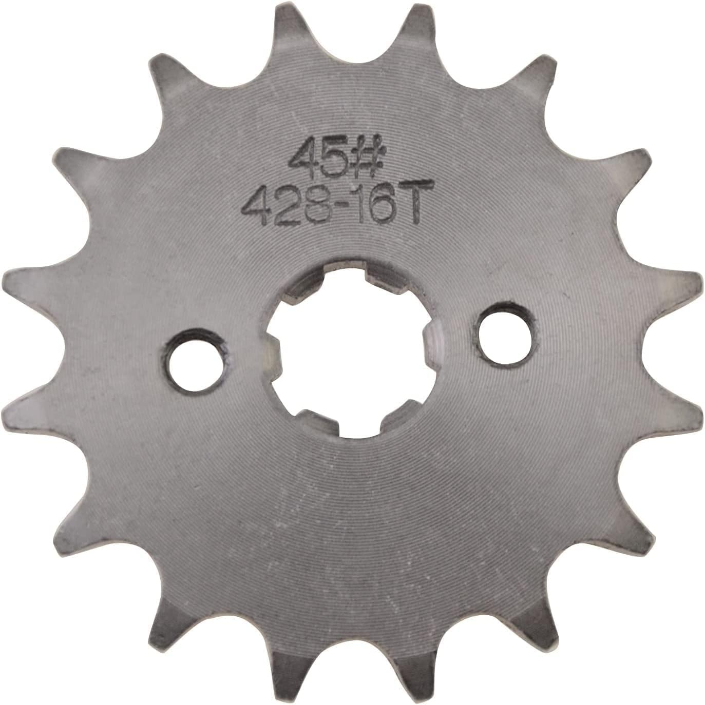 TDR 16T 428 Front Engine Sprocket Cog 17Mm for 50Cc 70Cc 110Cc 125Cc 140Cc 160Cc Taotao Roketa Coolster ATV Dirt Bike image number 1