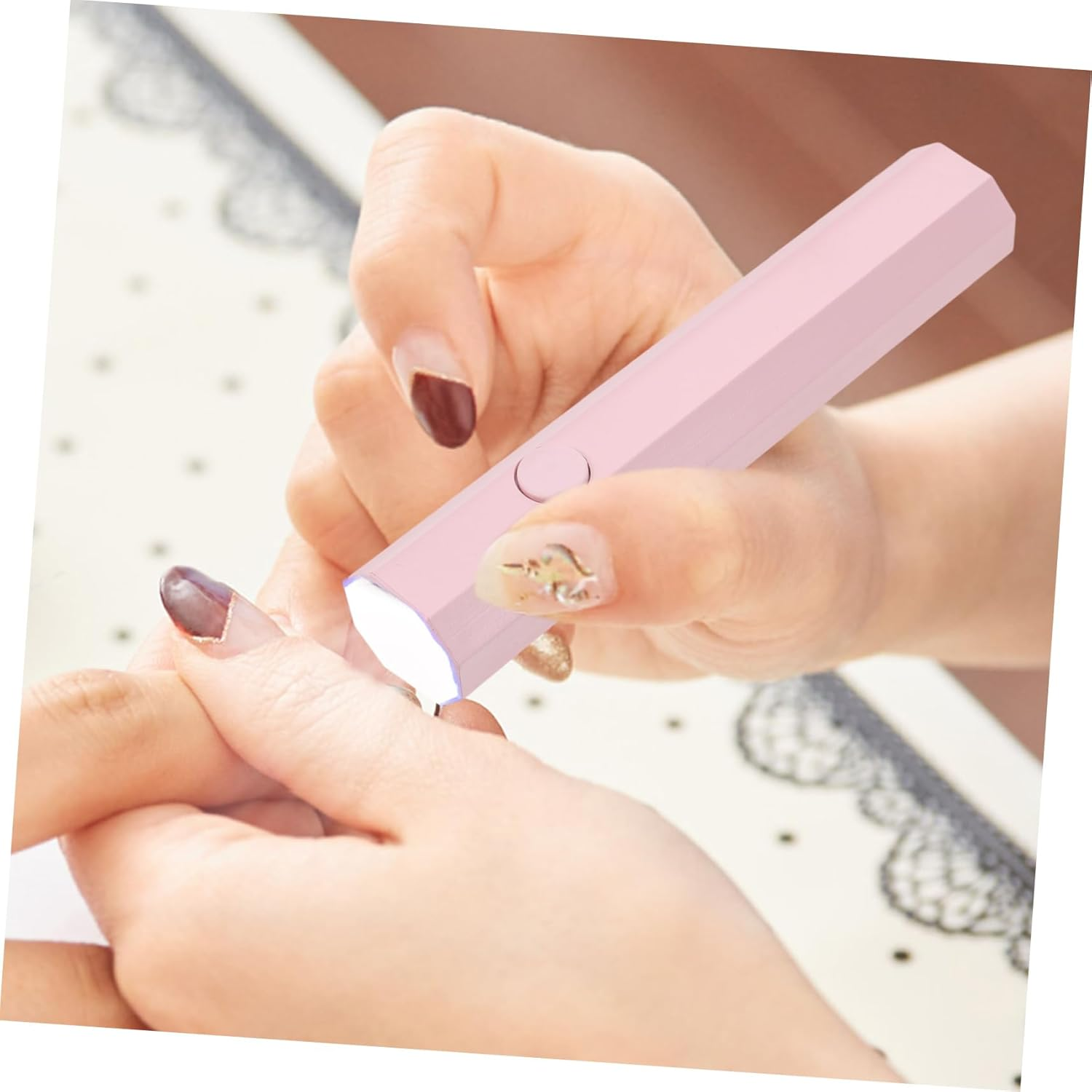 Light Mini Gel Small Lead Nail Travel Lamp Cure Uv Gel Uv Light Art Electric Handy Hold Hand Flash Strong Dryer Recommend Handheld Polish Torch Manicure Dehydrator Sun Pink Supply Gooseneck Machine Floor Lamp Neck Primer Prep Goose Care Accessory Flas Portable Usb Cordless 48W Dlash Big Rechargeable Mirror Fan Electric Shoe Dryer Men Drill Kit Hot Regular Paint Silicone Salon Christmas Dry Nude Efd15El Resin White Pen Nails Flashlight Make image number 5