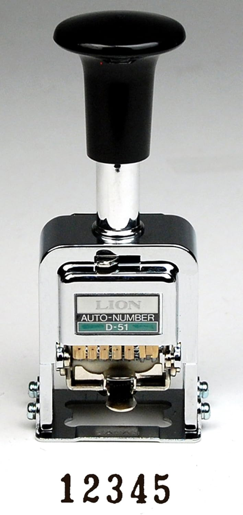 Lion Pro-Line Heavy-Duty Automatic Numbering Machine, 5-Wheel, 1 Numbering Machine (D-51) image number 2