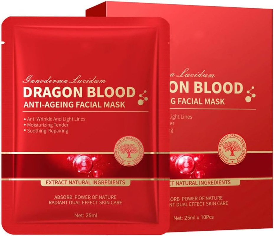 Dragon Blood Cream, Anti-Wrinkle Gel, Firming and Moisturizing Essence, Hydrating Film, Dragon Blood Skincare (Serum, 30Ml)