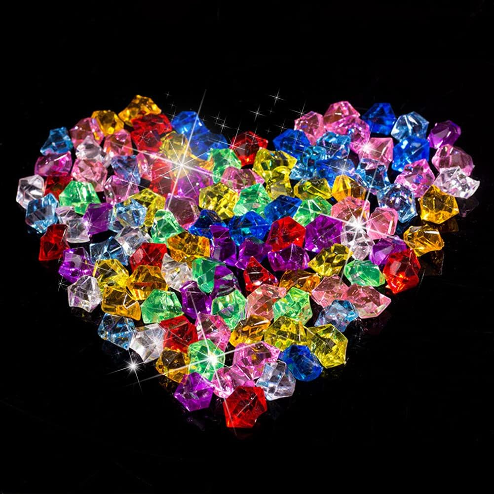 Gems Ice Grains Colorful Small Stones Children Jewels Acrylic Gems Jewels for Home Decoration Wedding Display Vase