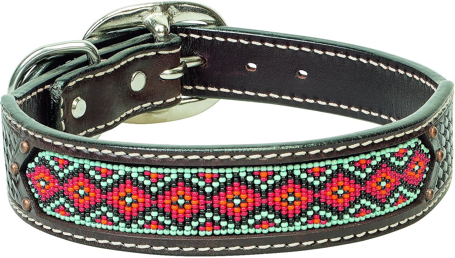 Weaver Pet Beaded Basket Weave Dog Collar image number 3