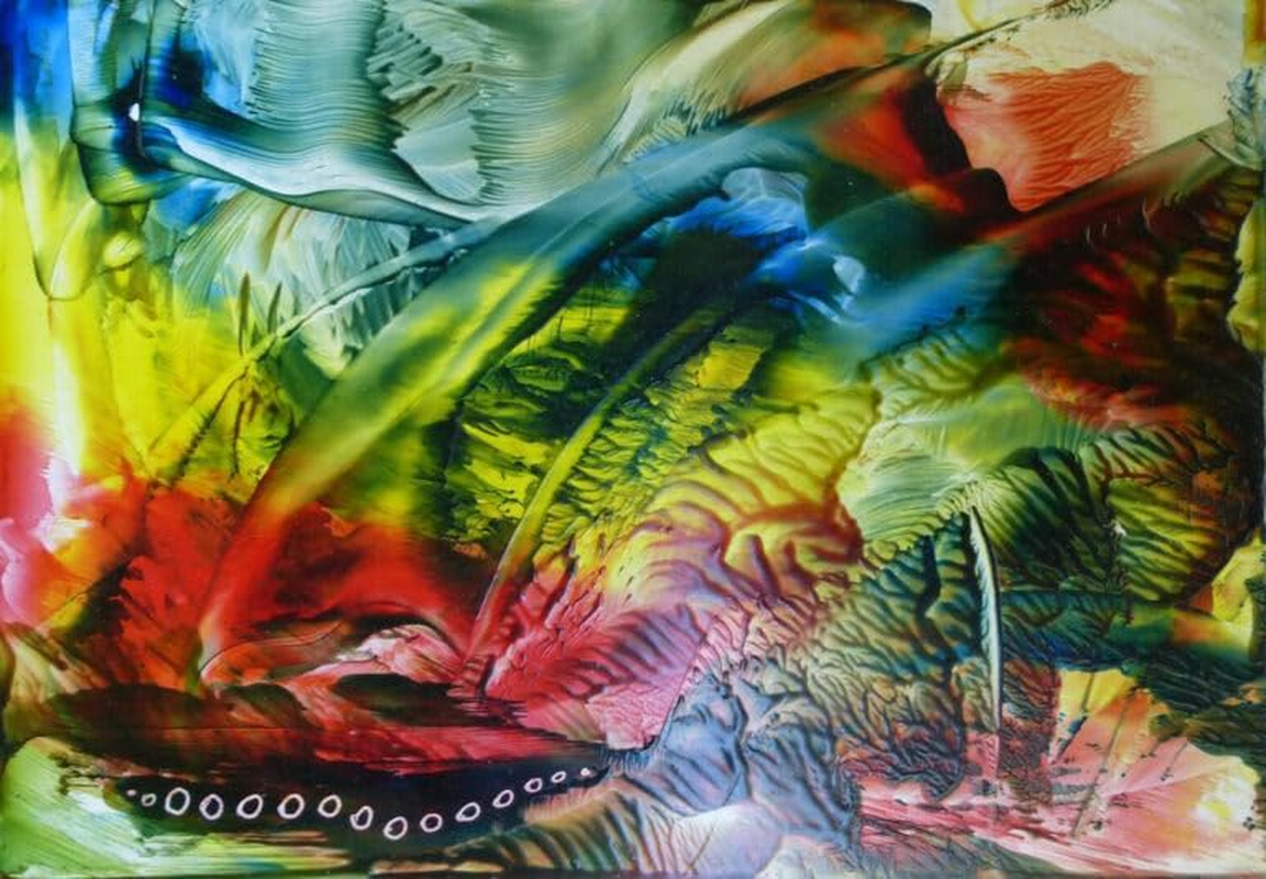 Mercurius Encaustic Art Painting Iron - Modern, Turquoise, Lightweight, Essential Basic Tool for Hot Wax Painting image number 1