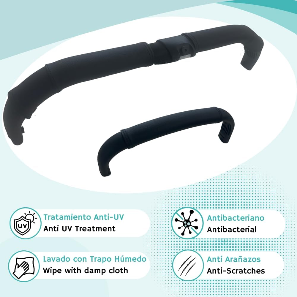 PROTEC TIF | PU Leather Cases Compatible with Bugaboo Donkey 3 & 5 | Mono | Fits over Original Cases | image number 6