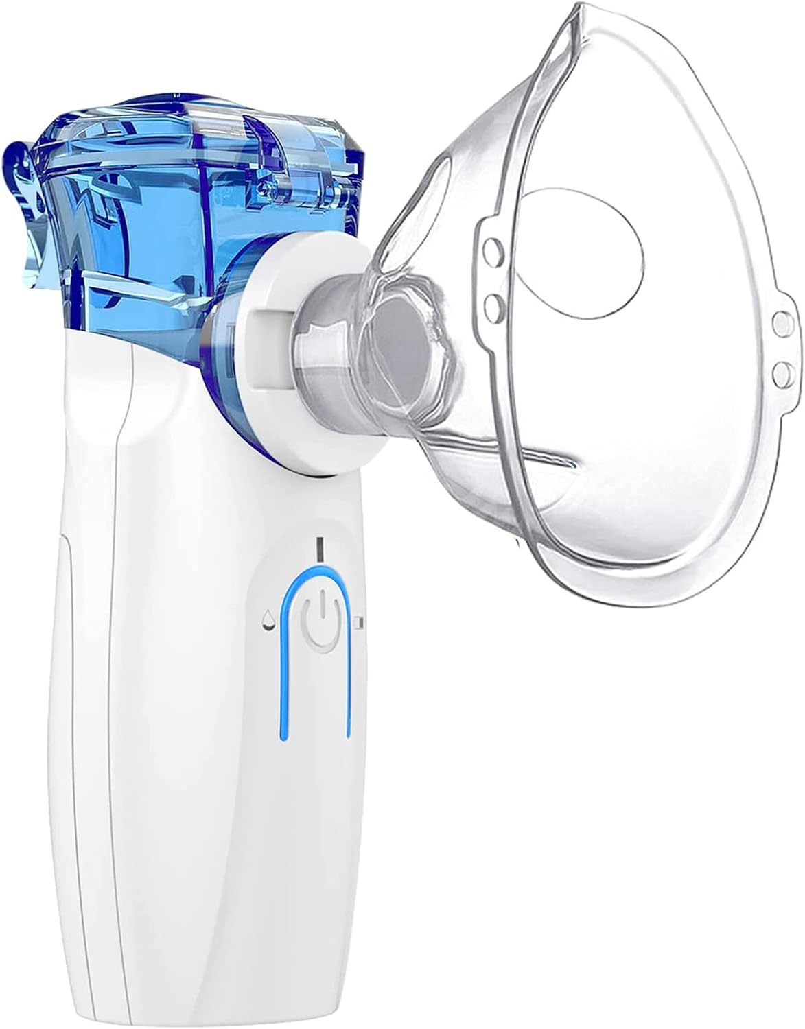 Ultrasonic Mesh Nebulizer, G&uuml;life Portable Nebulizers Cool Mist Steam Inhaler for Moisture, Usb/Battery Operated Nebulizer Machine for Home Office Travel Use (White) image number 2