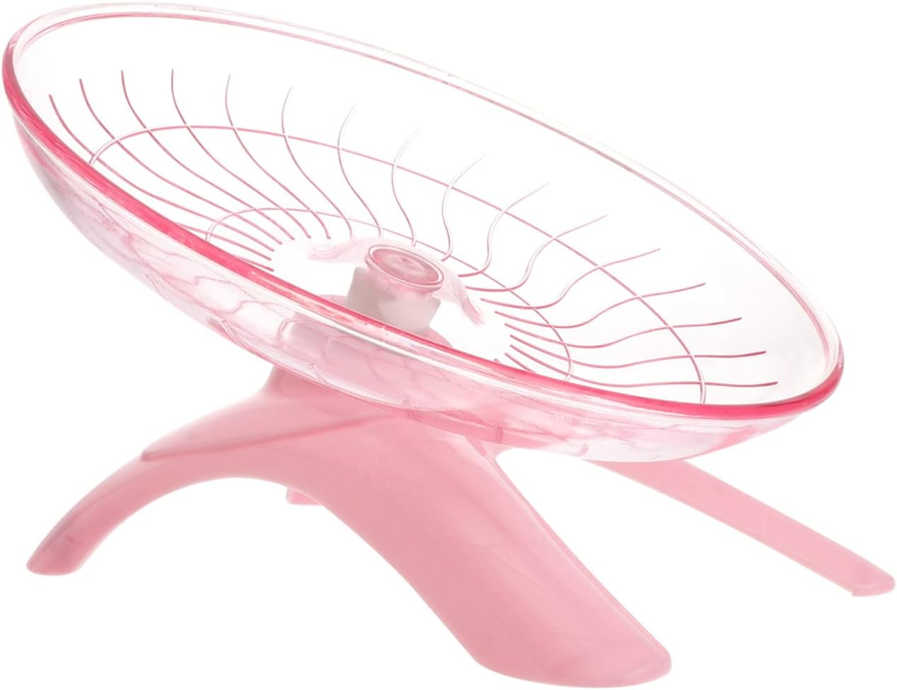 TEHAUX Hamster Hedgehog Run Disc Exercise Wheel Pet Toy Non Run Disc for Small Pets Guinea Pig Toys