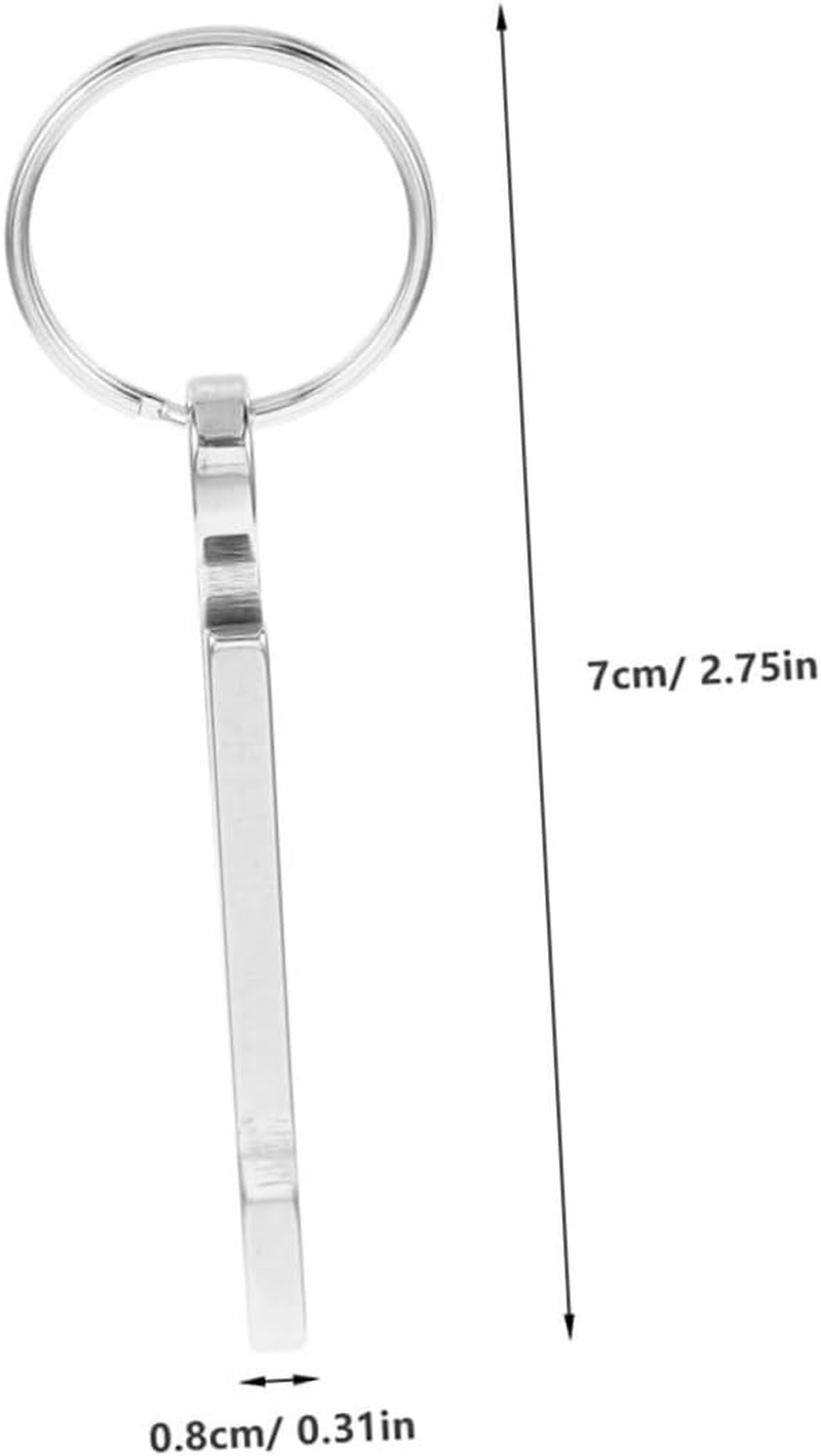 Anneome Stainless Steel Carabiner Key Chains Outdoor Multi-Use Keychain Carabiner Money Clip Compact Wallet Clip image number 6