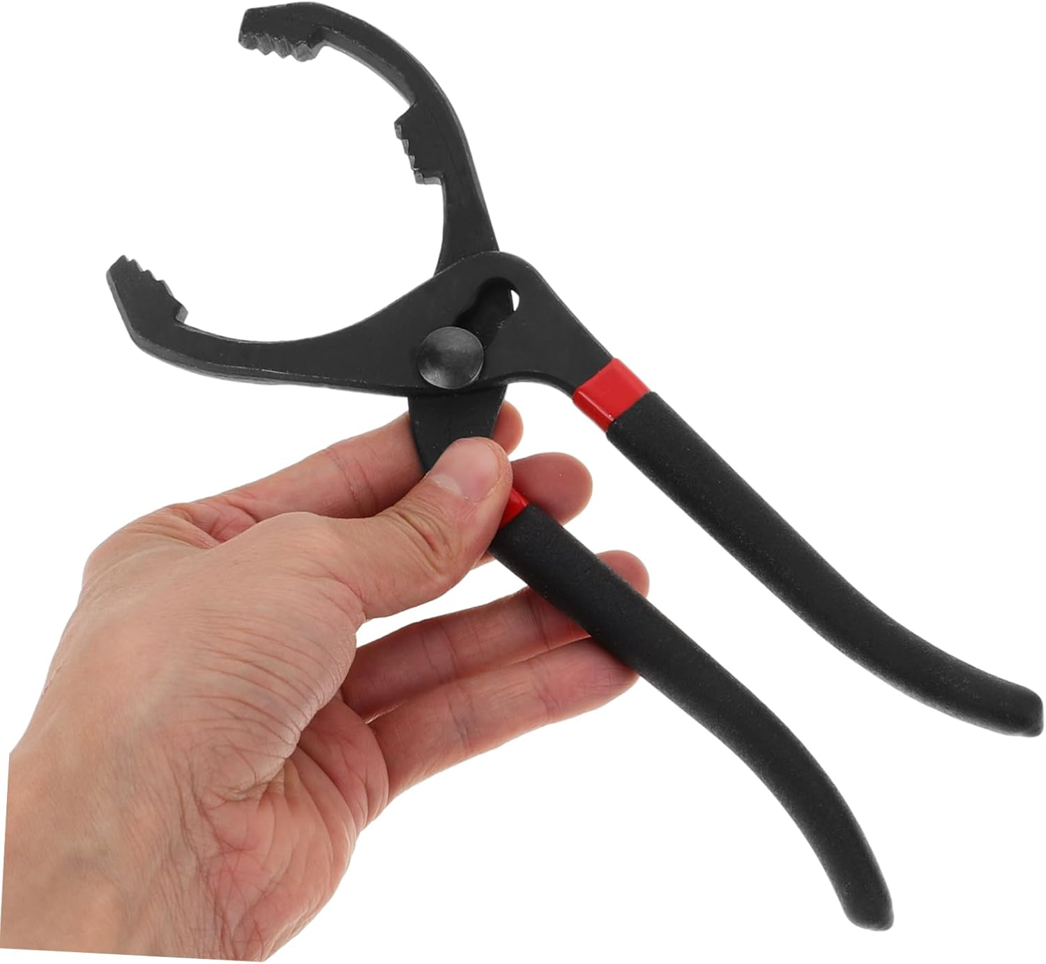 COSMEVIVI 10-Inch Adjustable Oil Filter Removal Tool Universal Oil Filter Wrench Pliers Claw Grip for Automotive Maintenance image number 1