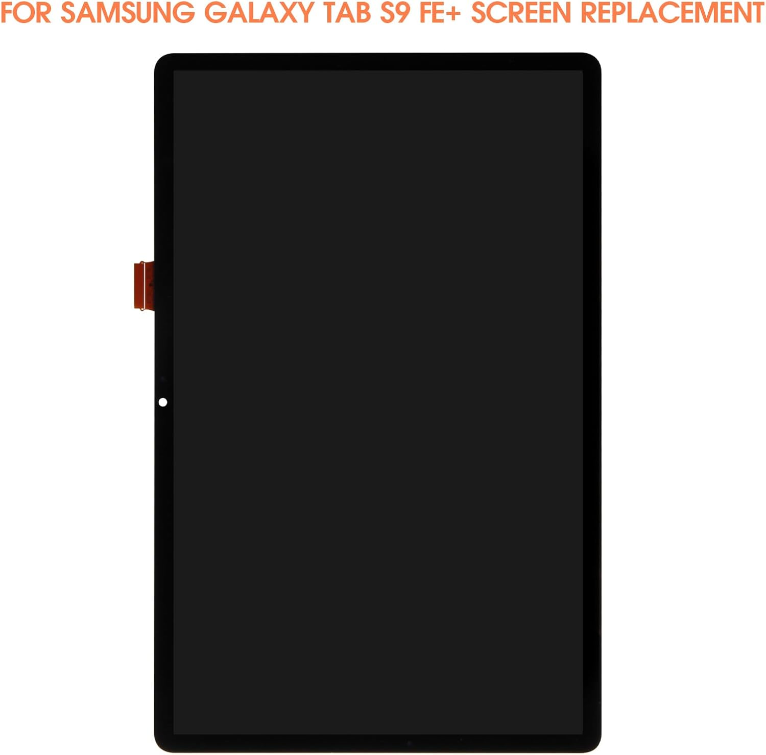 For Samsung Galaxy Tablet S9 FE+ Screen Replacement for Samsung Tab S9 FE plus SM-X610 X616 LCD Display Digitizer Touch Screen Assembly with Repair Tools(Black,12.4 Inch) image number 5