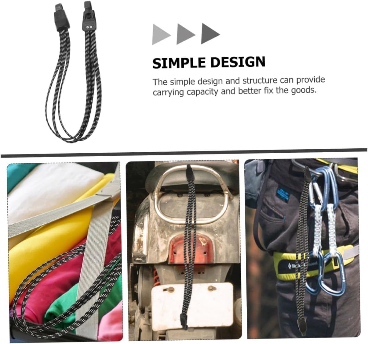 Happyyami 2Pcs Luggage Accessory Straps Luggage Strap Lashing Easy to Use for Cargo Storage Box Fixing image number 6