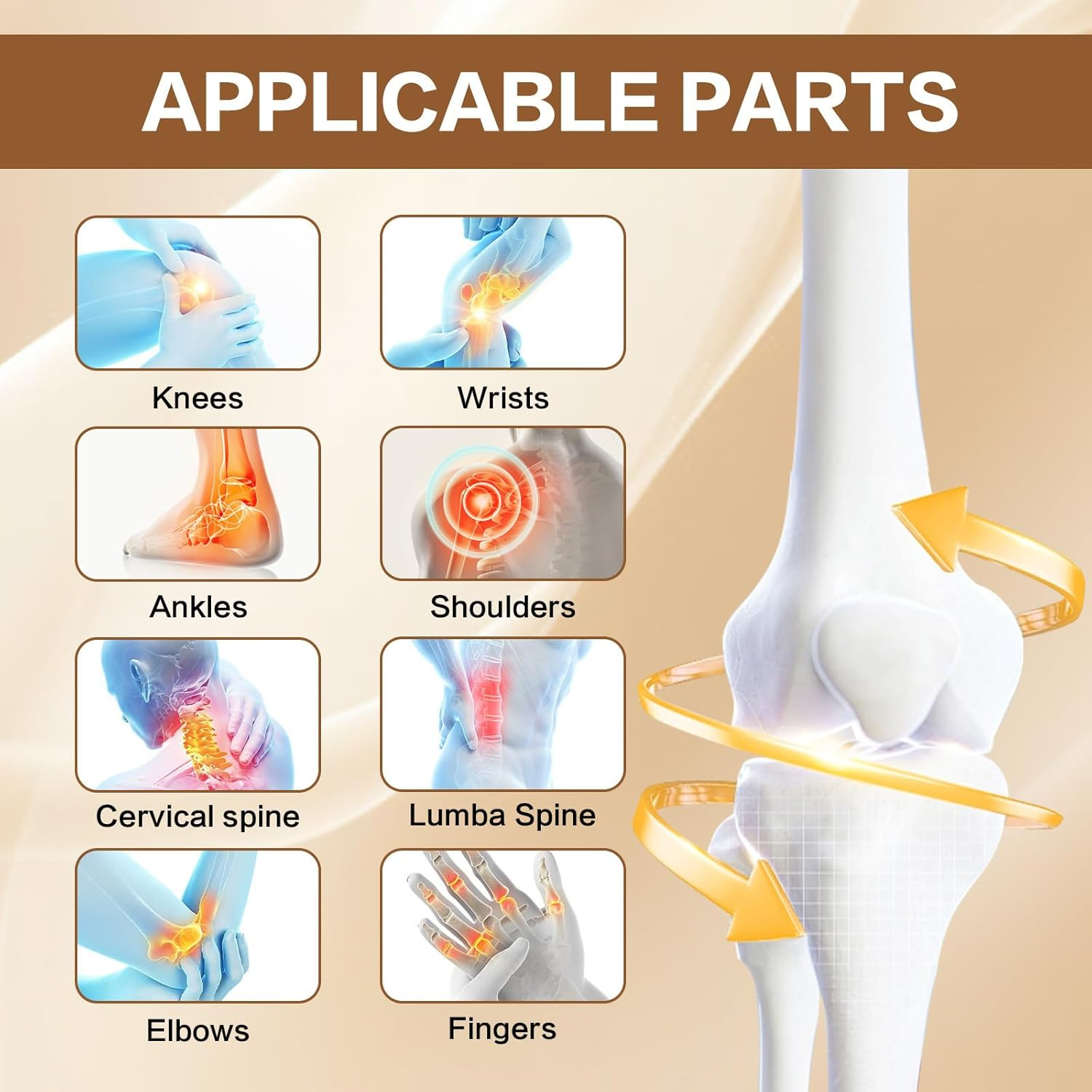 2PC Bee Venom Joint Cream, Advanced Bee Venom Joint and Bone Care Cream, Bee Venom Joint Gel, Bee Venom Cream for Back, Neck, Hands, Knee image number 1