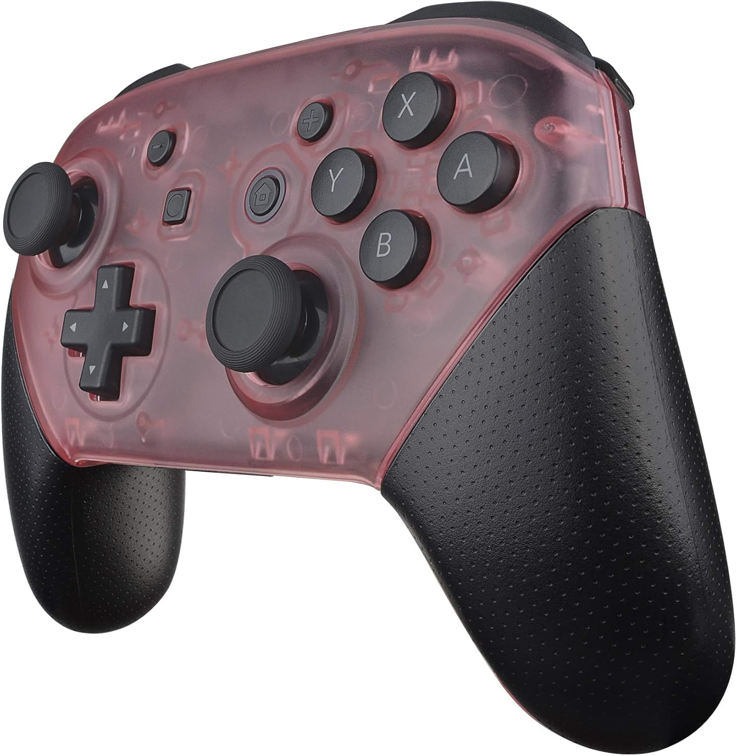 Extremerate Cherry Pink Faceplate and Backplate for Nintendo Switch Pro Controller, DIY Replacement Shell Housing Case for Nintendo Switch Pro - Controller NOT Included image number 5
