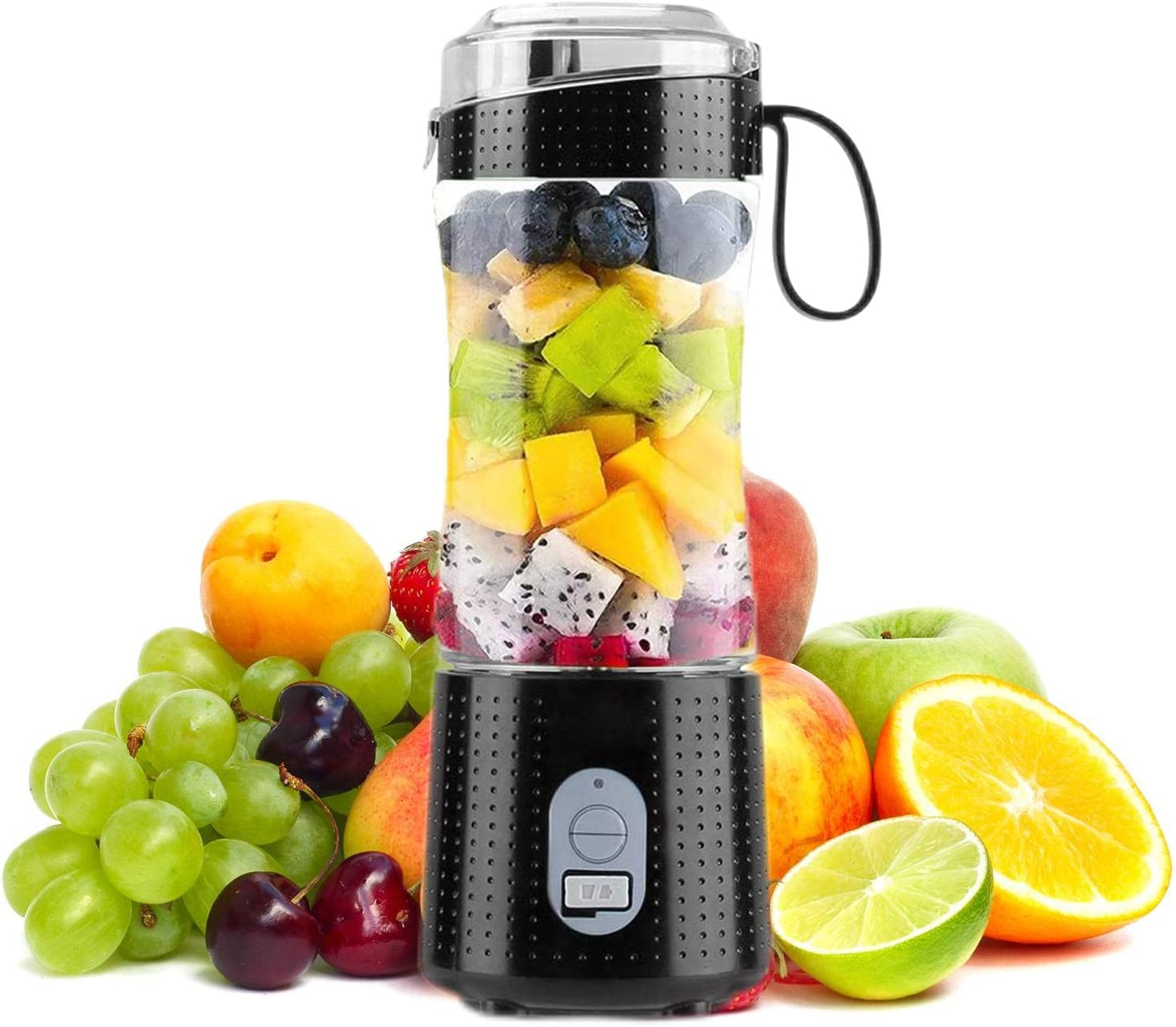 Portable Blender for Smoothies and Shakes, USB-C Rechargeable, 6 Stainless Steel Blades, 13Oz, Bpa-Free Fruit Protein Cup for Outdoor Travel Family and Sports Bottles (13Oz/400Ml) image number 5