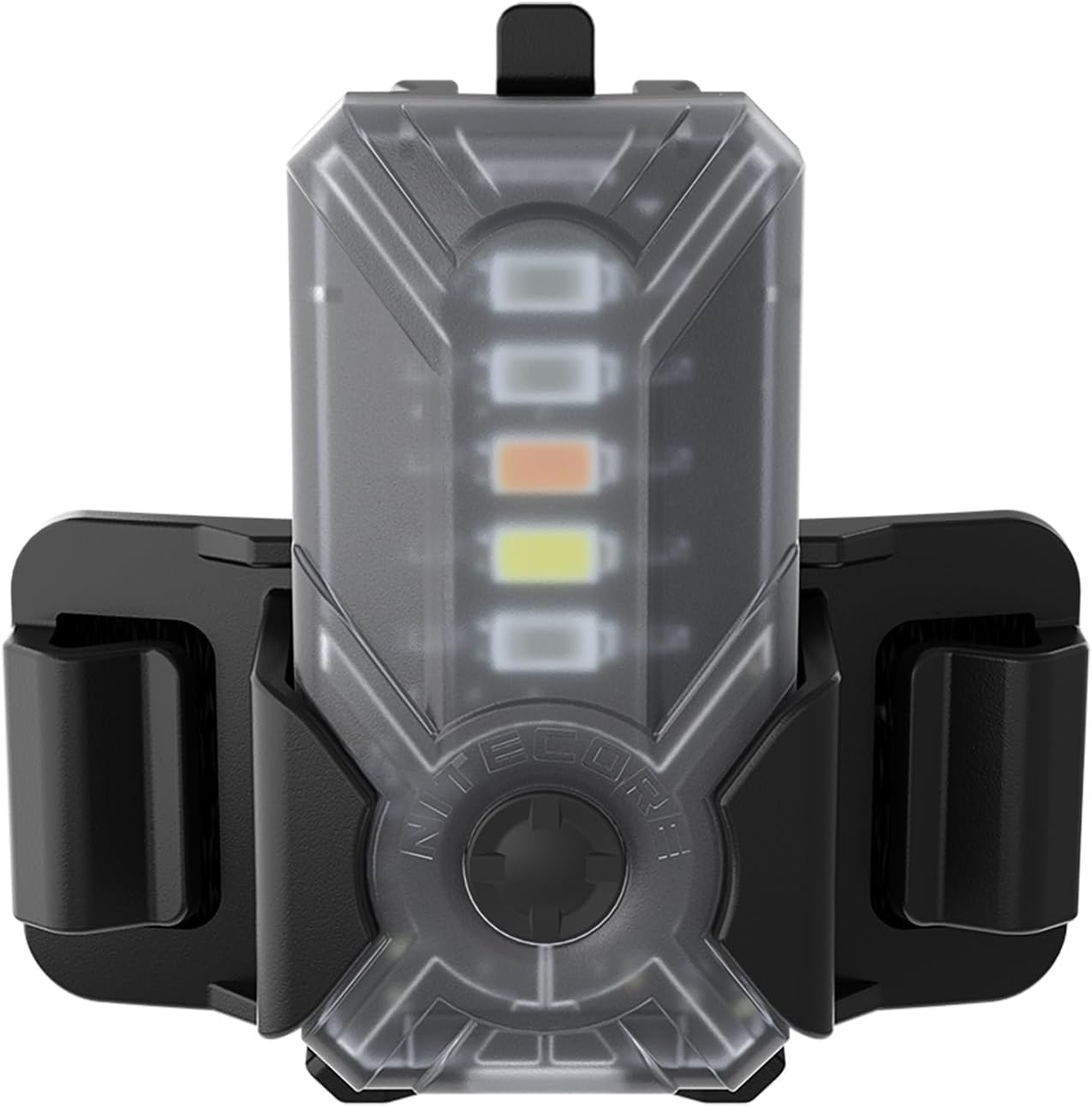 Nitecore USB Rechargeable Helmet Signal Light, Black