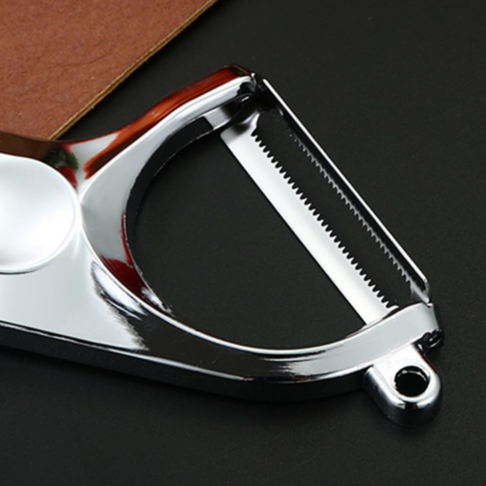 Cuicanfla 1 Pcs Stainless Steel Blade Peeler, Vegetable Peelers for Kitchen, Peeler Set, Stainless Steel Vegetable Peeler with Sharp Blade, for Potato, Veggie, Carrot, Apple, Fruit