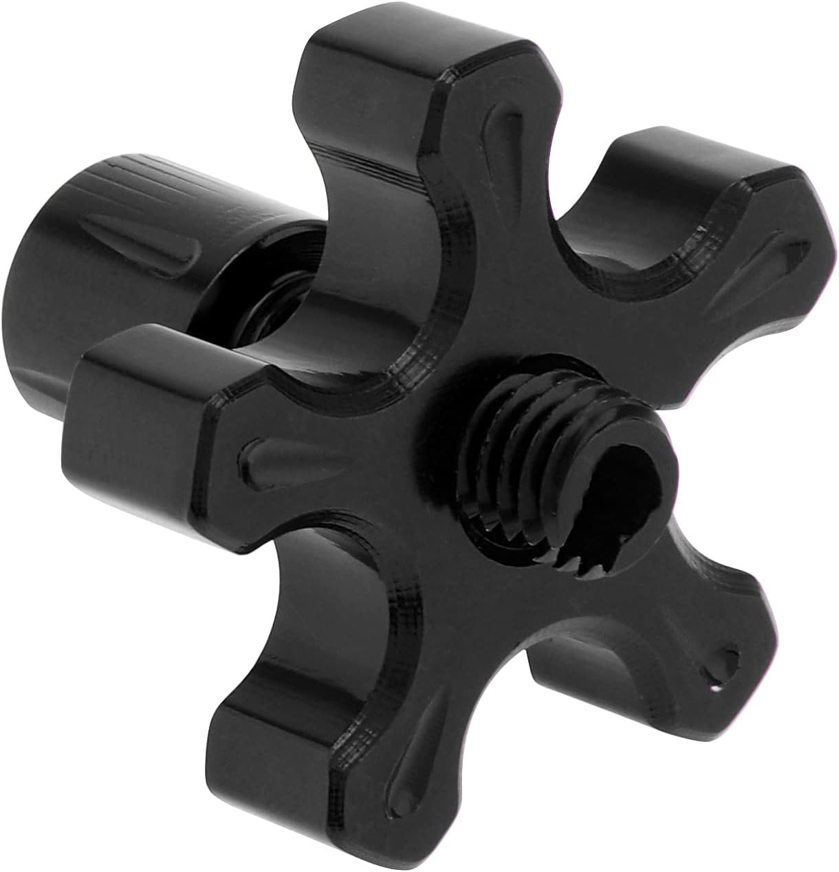 Windance 2 Pack M8 Clutch Cable Adjustment Screws, Motorcycle Brake Wire Adjuster, CNC Aluminum Slotted Screws Fit for AR125LC / EN500 / GPX250 ATC UTV Sport Bike (Black) image number 5