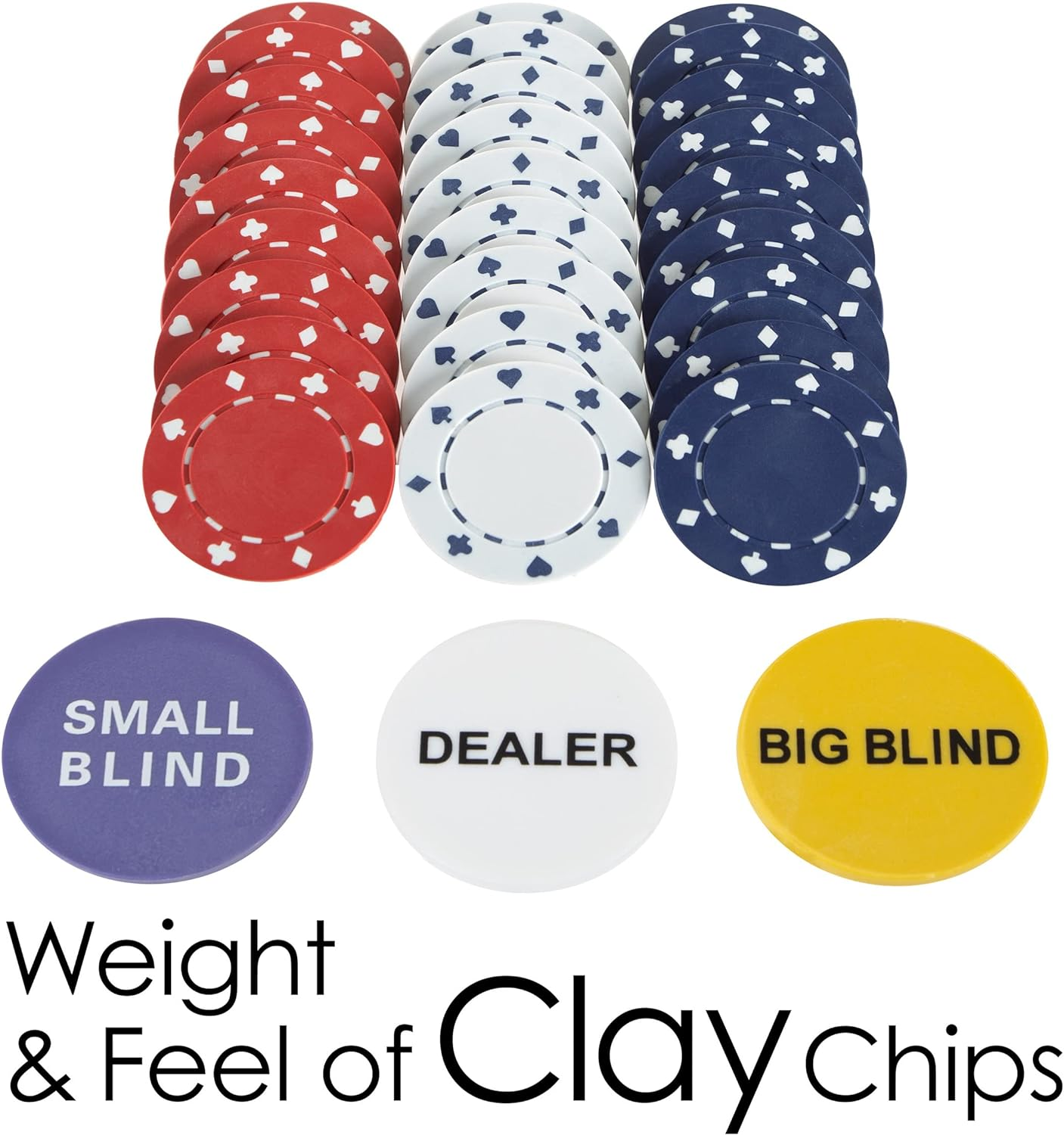 Trademark Poker Texas Traveller Table Top and 300 Chip Travel Set image number 5