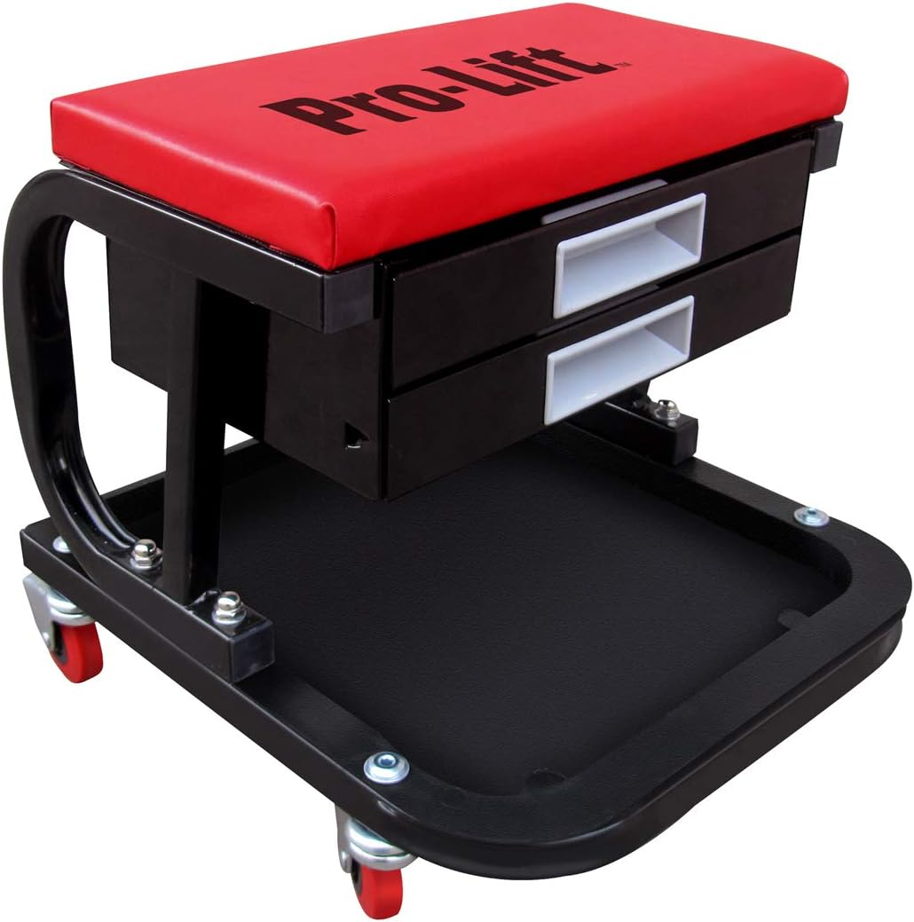 Pro-Lift T-8017 Toolbox Creeper Seat - 136Kg Capacity
