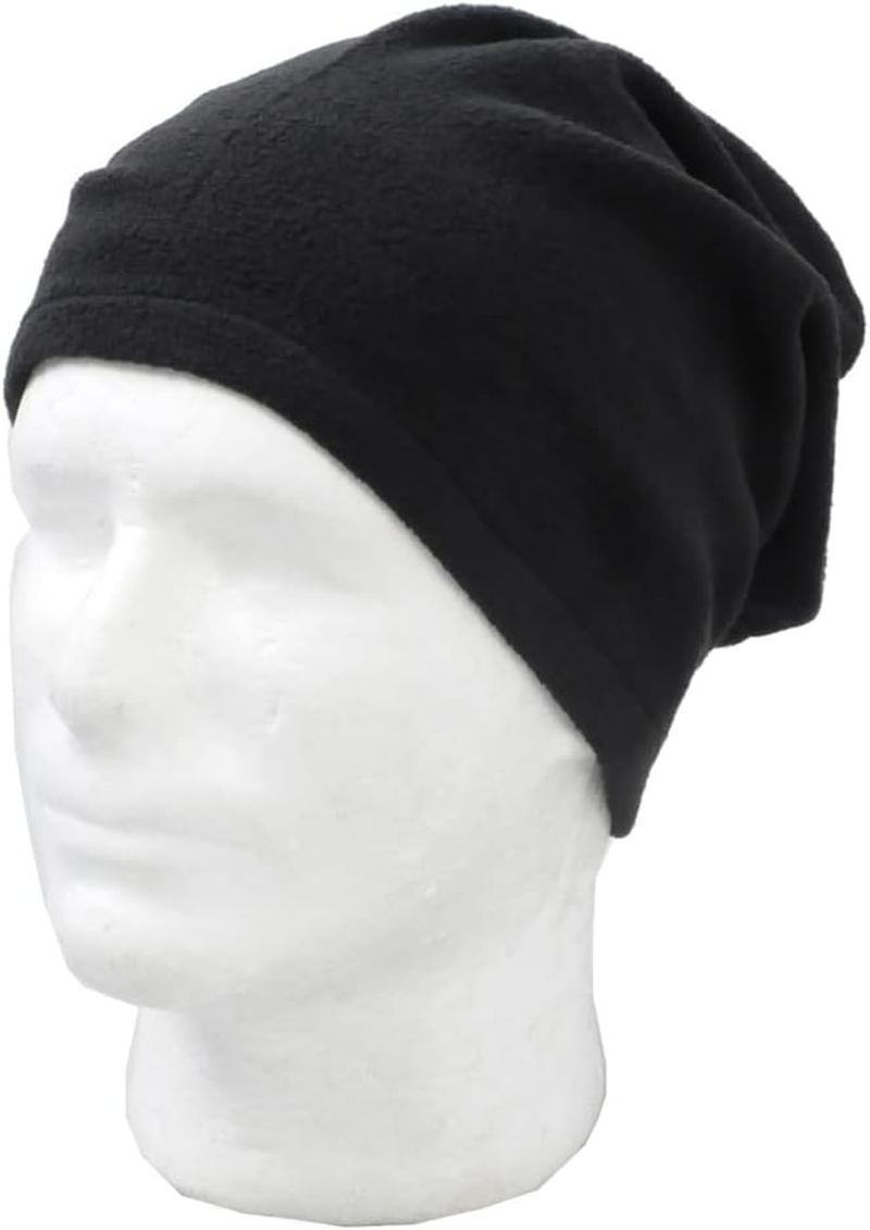 BIGTEDDY Winter Warm Fleece Snood Scarf Neck Warmer Beanie Hat Ski Balaclava Men Women - Dark Blue image number 6