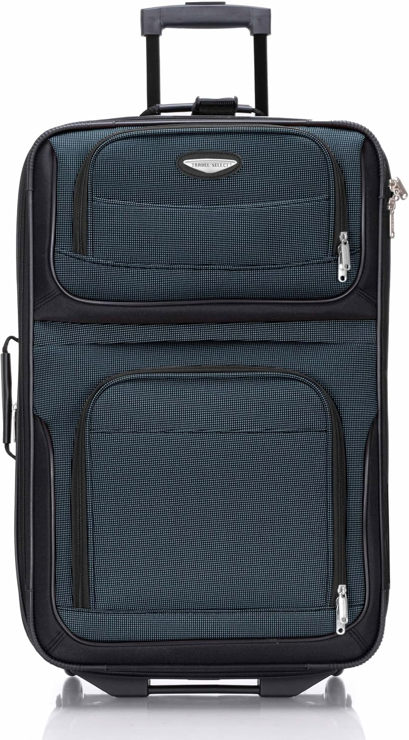 Traveler'S Choice Amsterdam 25-Inch Expandable Rolling Upright, Navy (Blue) - TS6950N25 image number 6