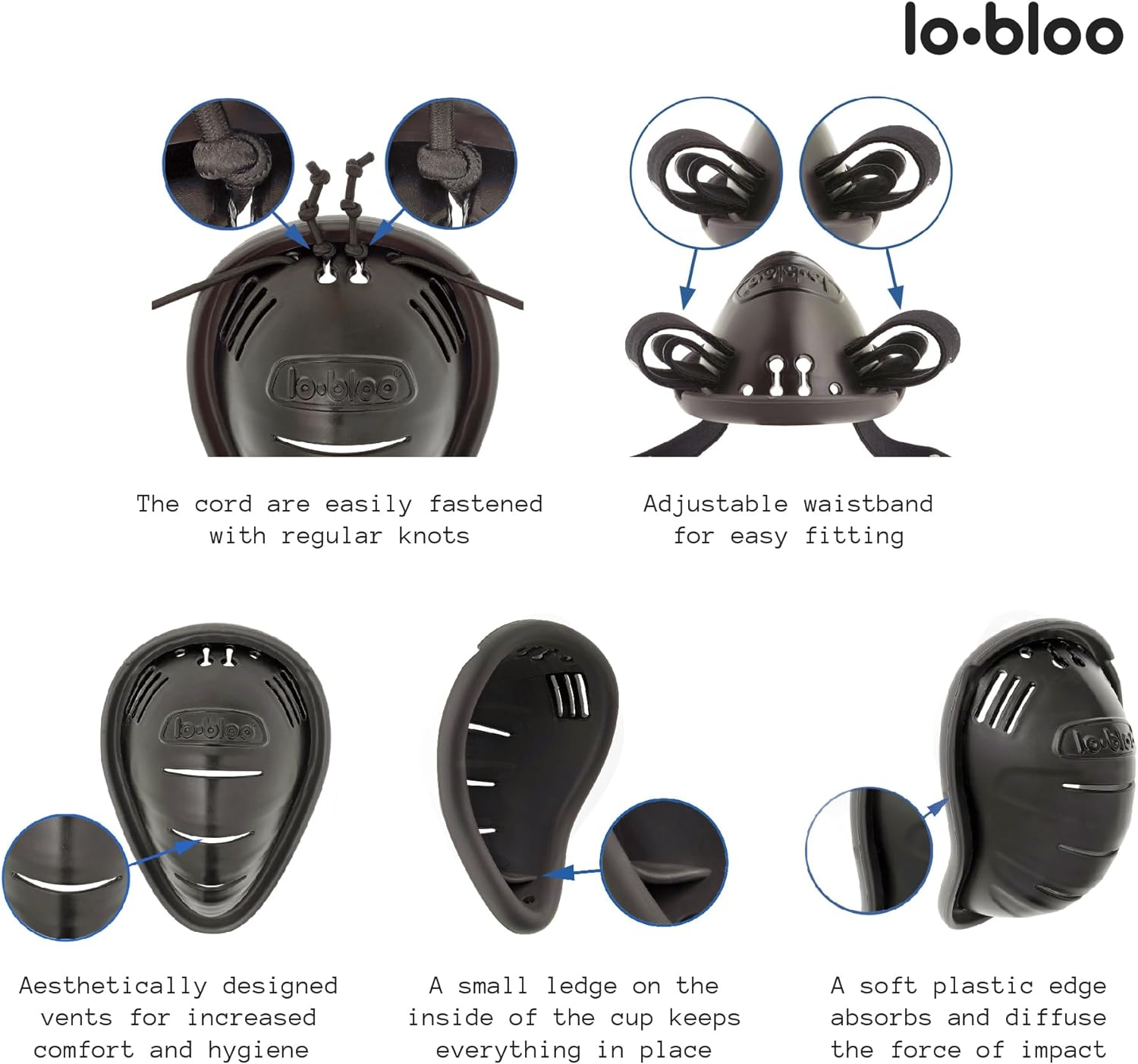 Lobloo MMA Cup Patented Athletic Groin Cup for Martial Arts Mixing Standing and Ground Fighting image number 6